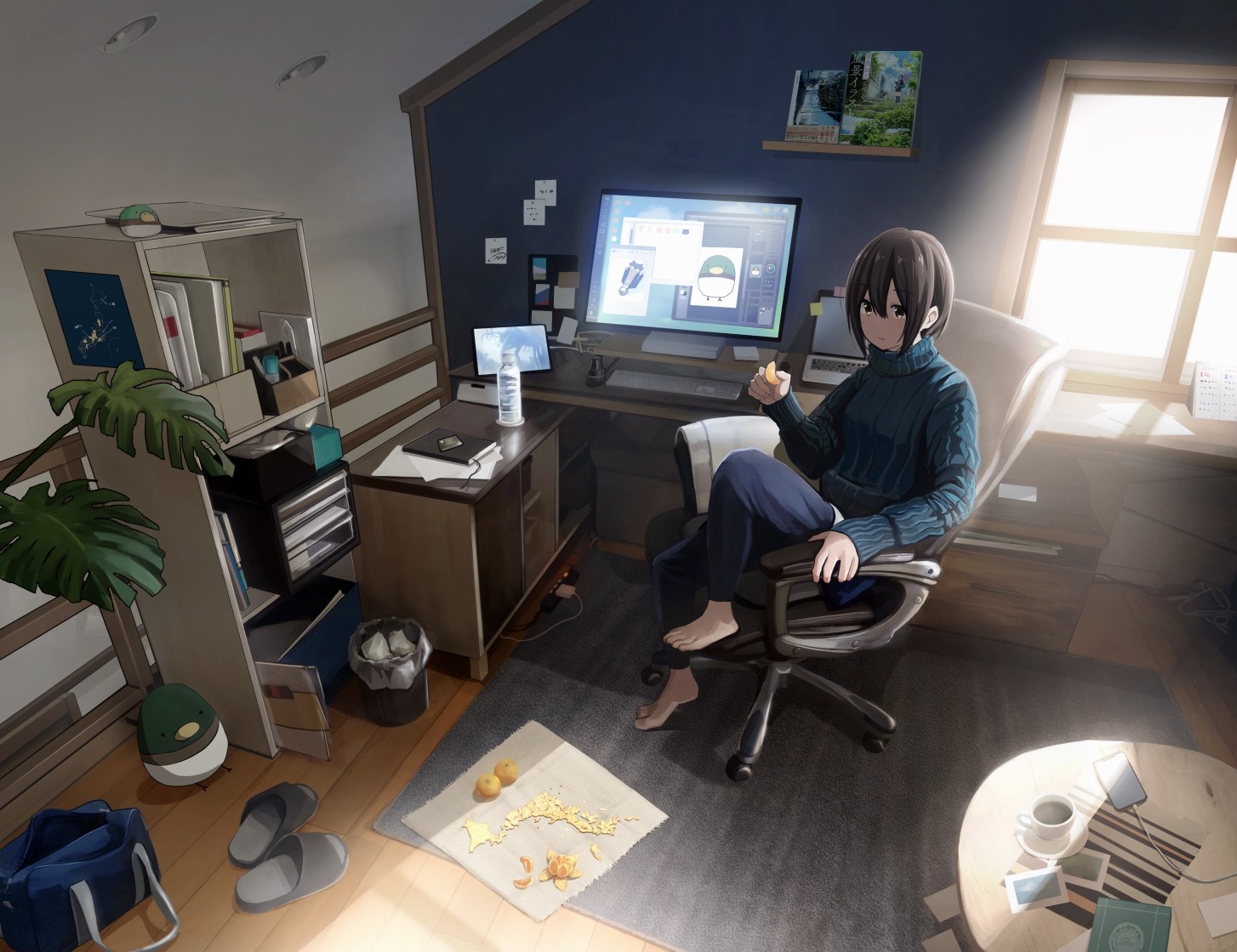 anime, anime girls, digital art, artwork, 2D, portrait, HD Wallpaper