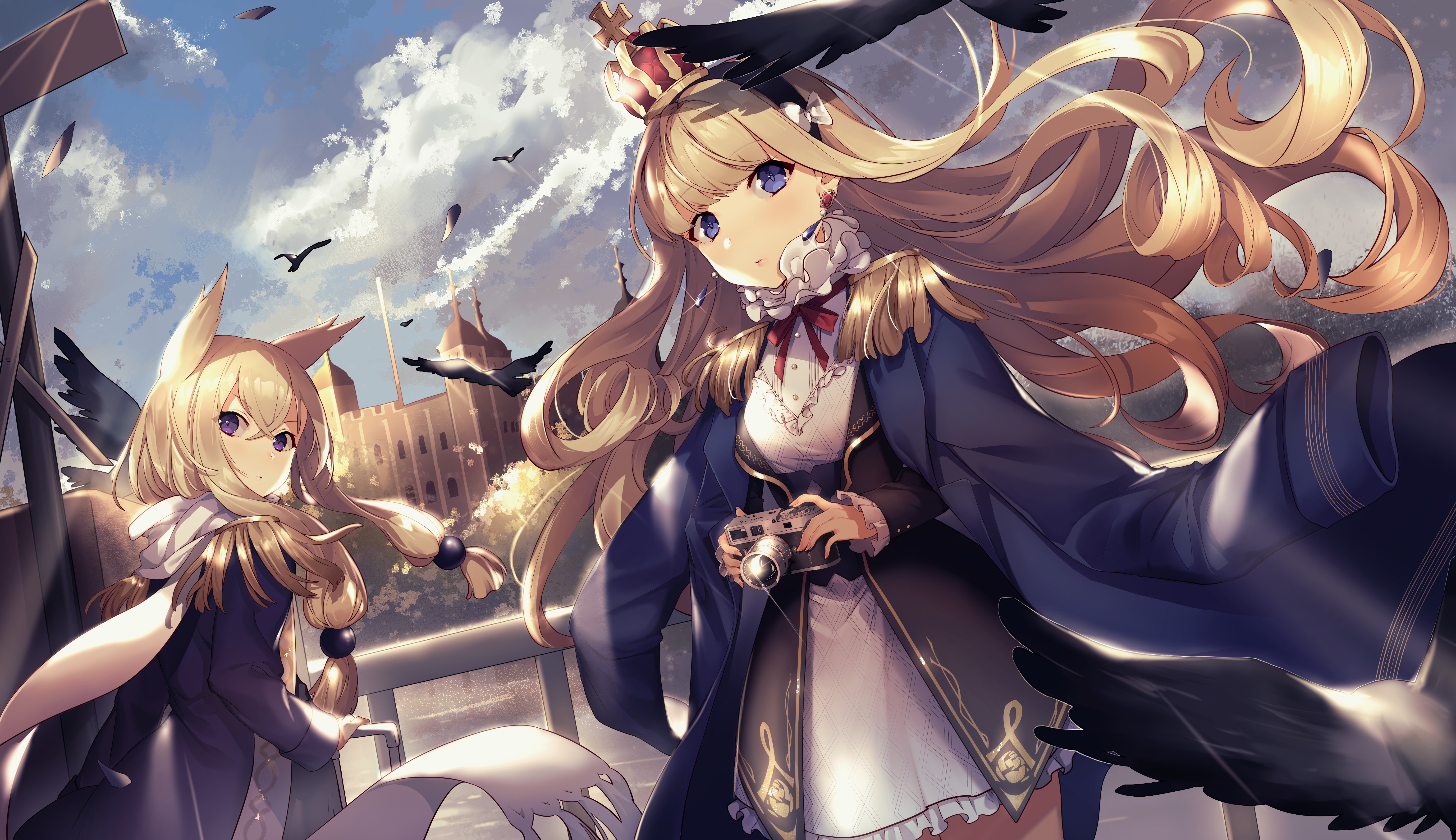 anime, anime girls, digital art, artwork, 2D, portrait, Azur Lane, Warspite (Azur Lane), Queen Elizabeth (Azur Lane), HD Wallpaper