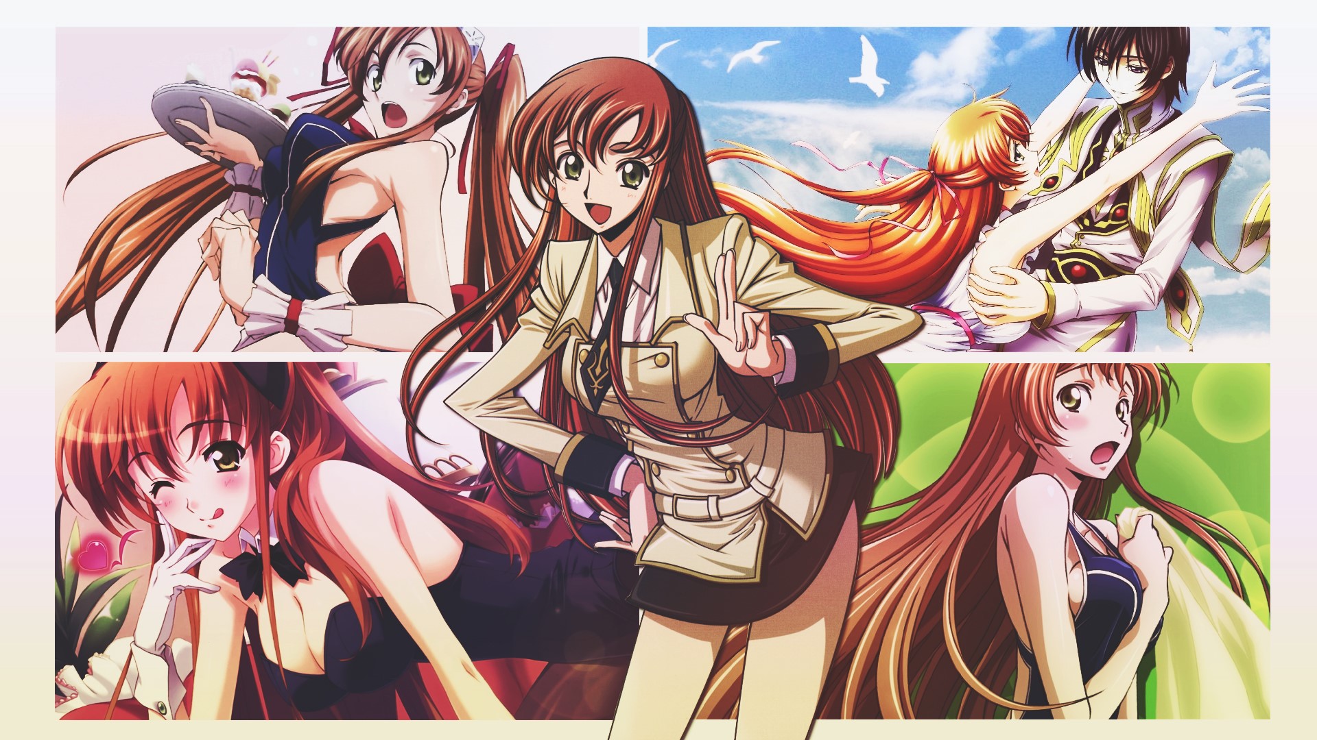 anime, anime girls, Shirley Fenette, Code Geass, HD Wallpaper