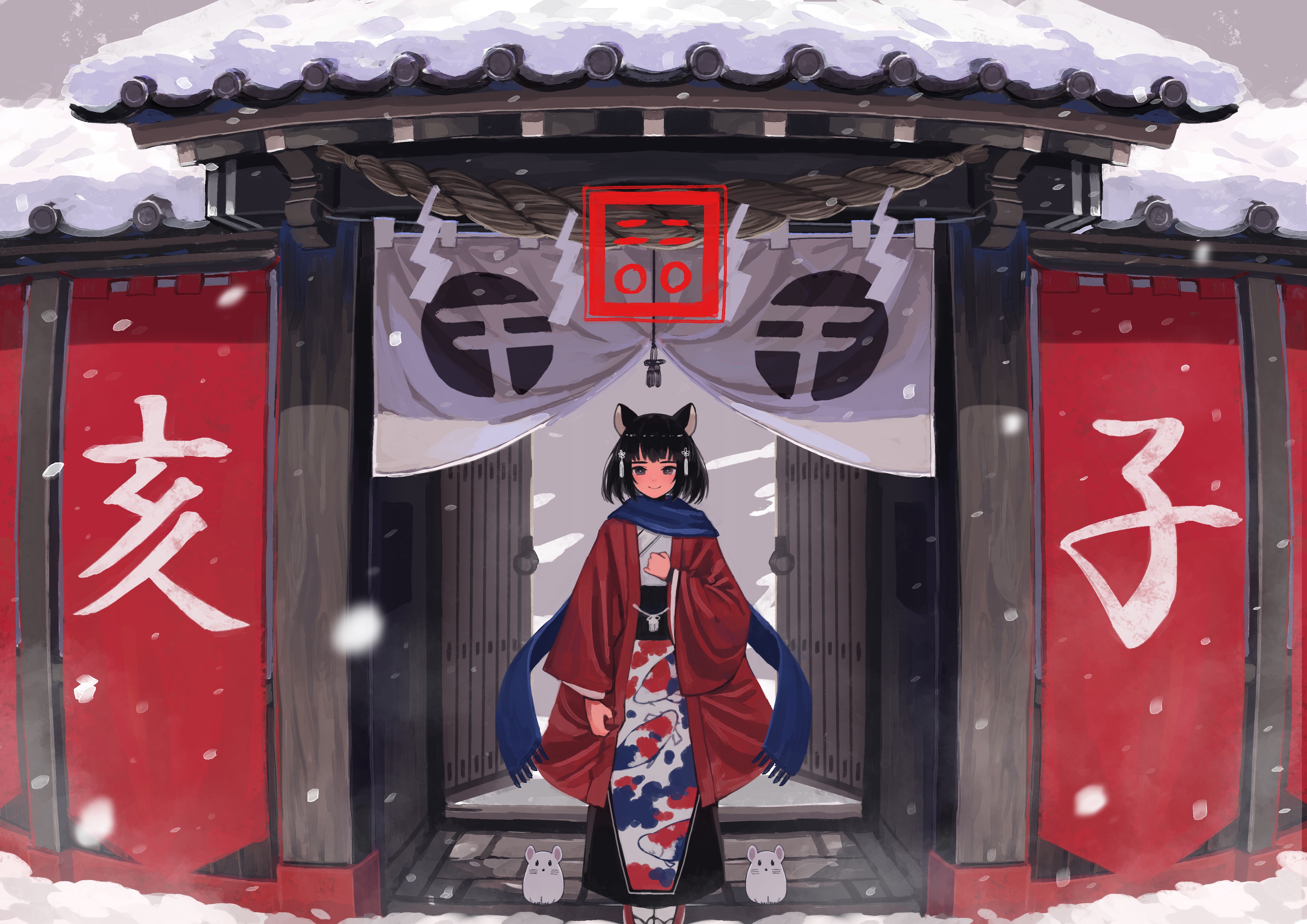 anime, anime girls, digital art, artwork, 2D, portrait, HD Wallpaper