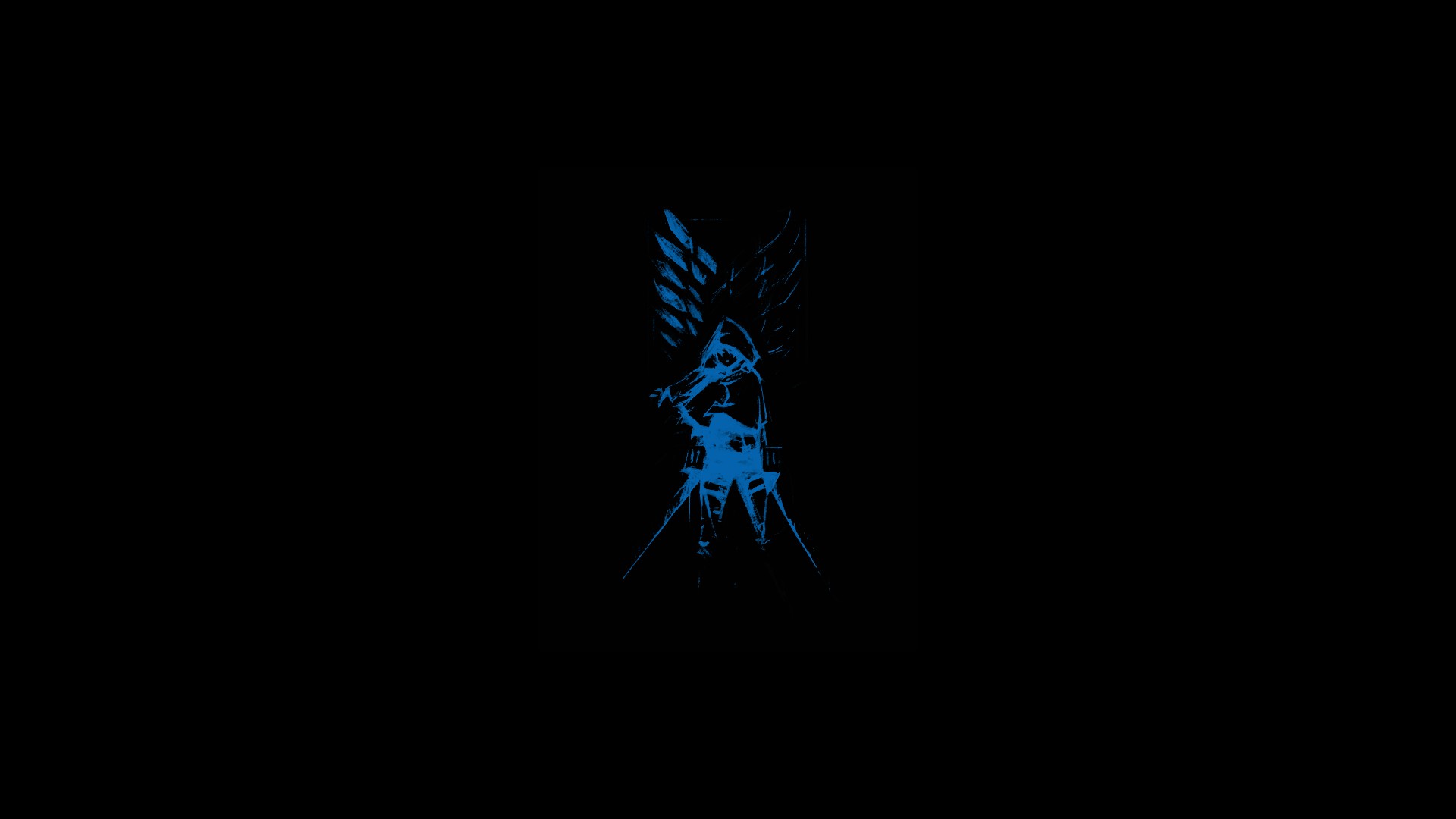 Levi Ackerman, Shingeki no Kyojin, simple background, minimalism, anime, HD Wallpaper