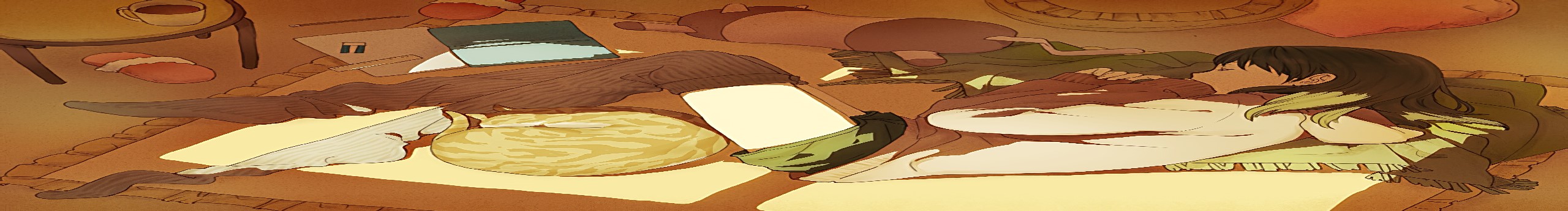 sleeping, anime, digital art, HD Wallpaper
