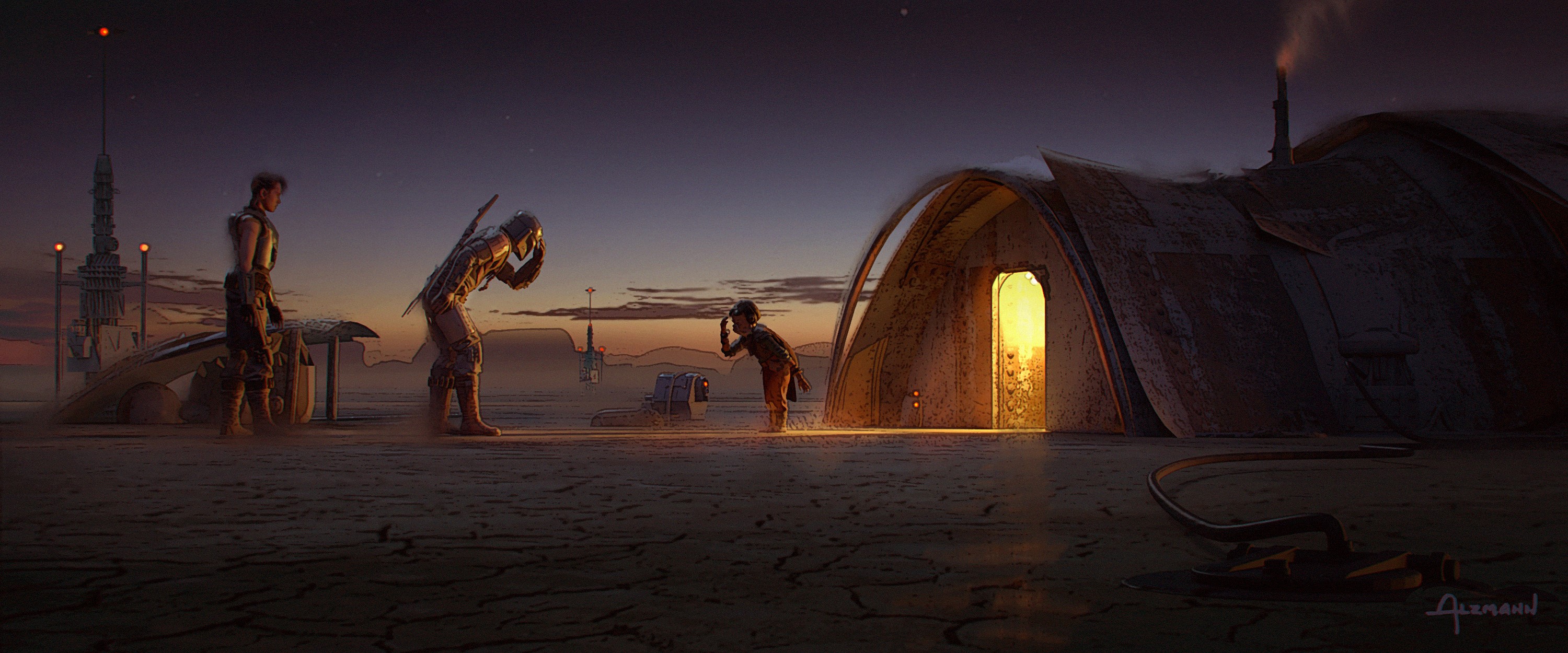 Star Wars, The Mandalorian, tv series, concept art, HD Wallpaper