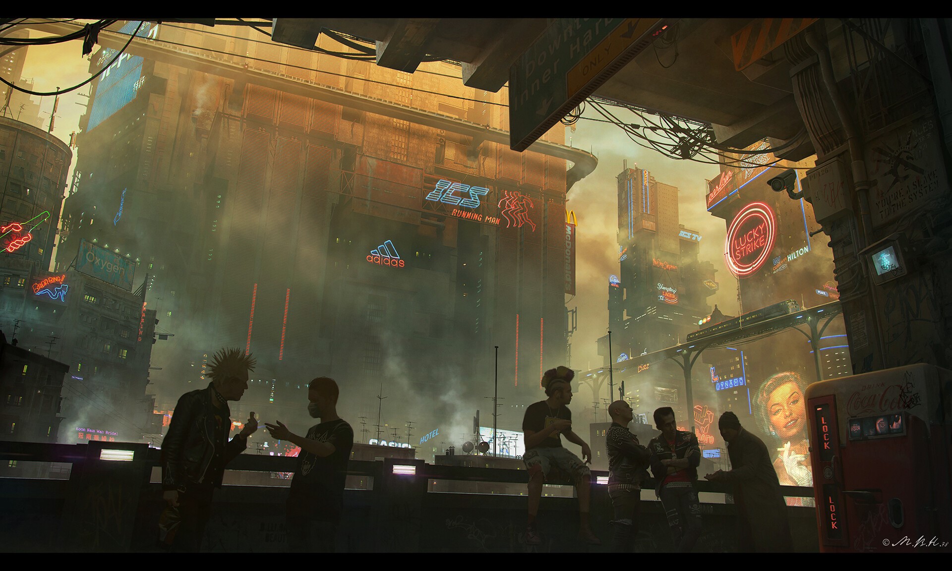 artwork, futuristic city, science fiction, cityscape, futuristic, low-angle, cyberpunk, HD Wallpaper