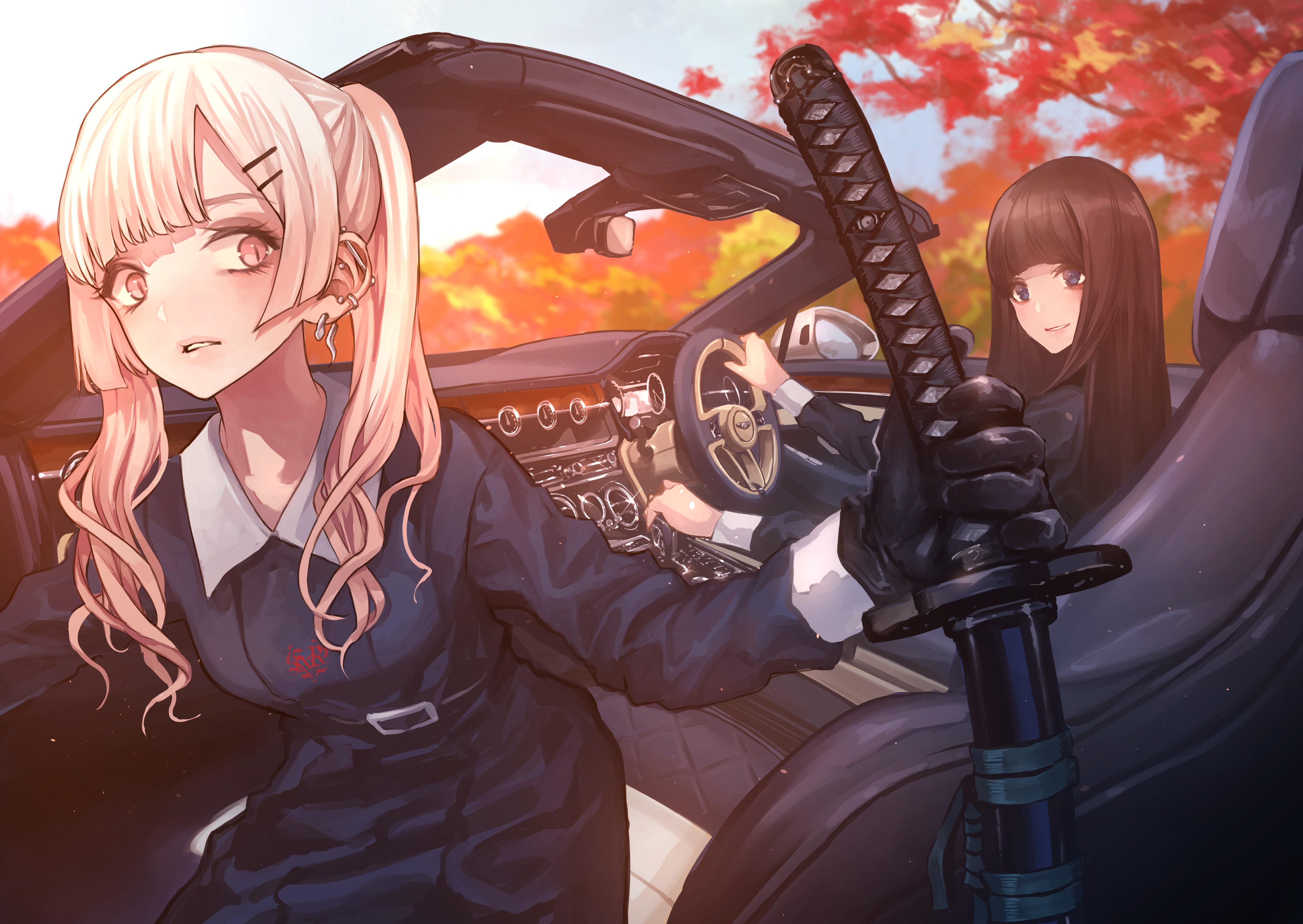 anime, anime girls, digital art, artwork, 2D, portrait, HD Wallpaper