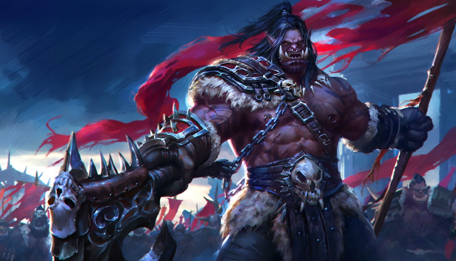 Qichao Wang, World of Warcraft, PC gaming, fantasy art, orks, HD Wallpaper