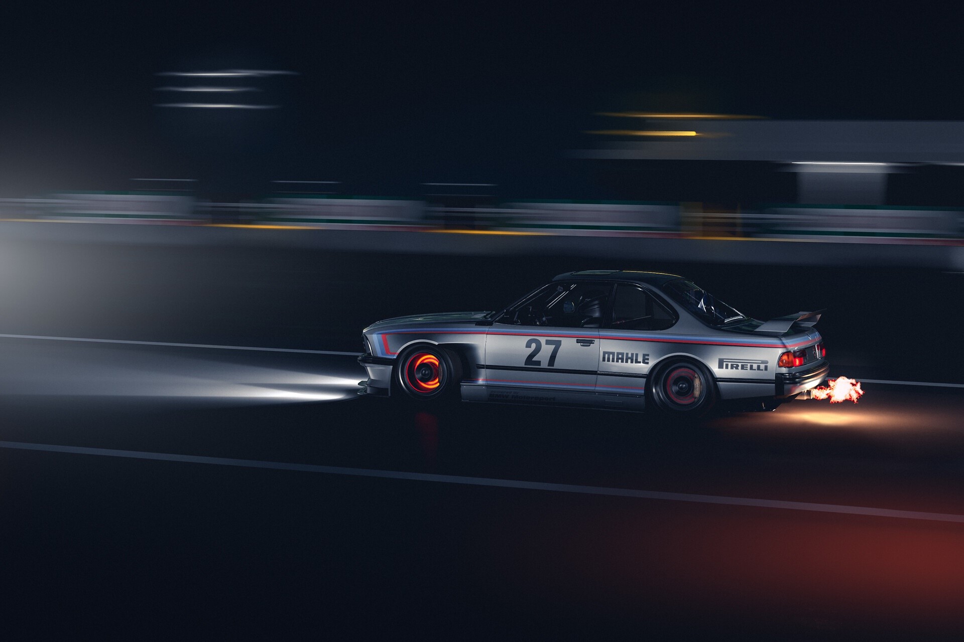 dark, car, vehicle, BMW, BMW E24, Dmitry Mazurkevich, BMW 6 Series, brake glow, HD Wallpaper