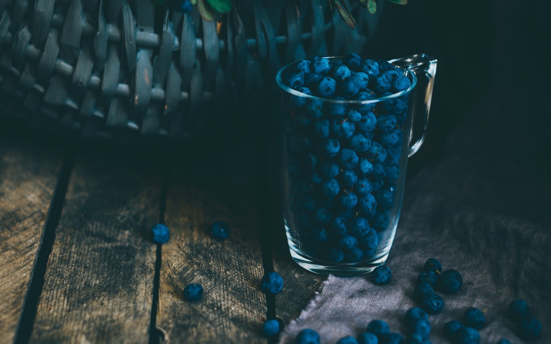 berries, fruit, blueberries, food, HD Wallpaper