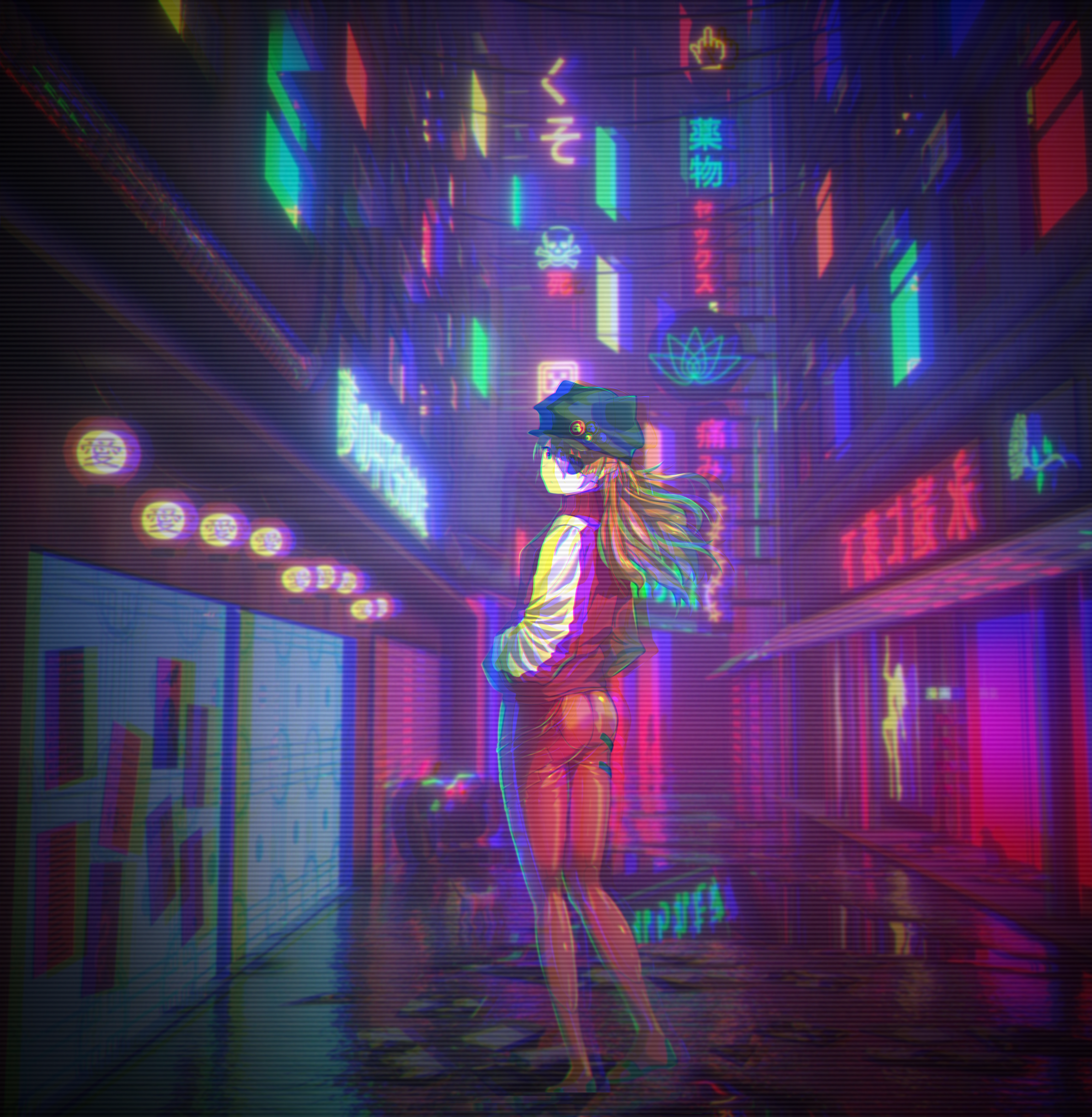 Neon Genesis Evangelion, anime, anime girls, Asuka Langley Shikinami, HD Wallpaper