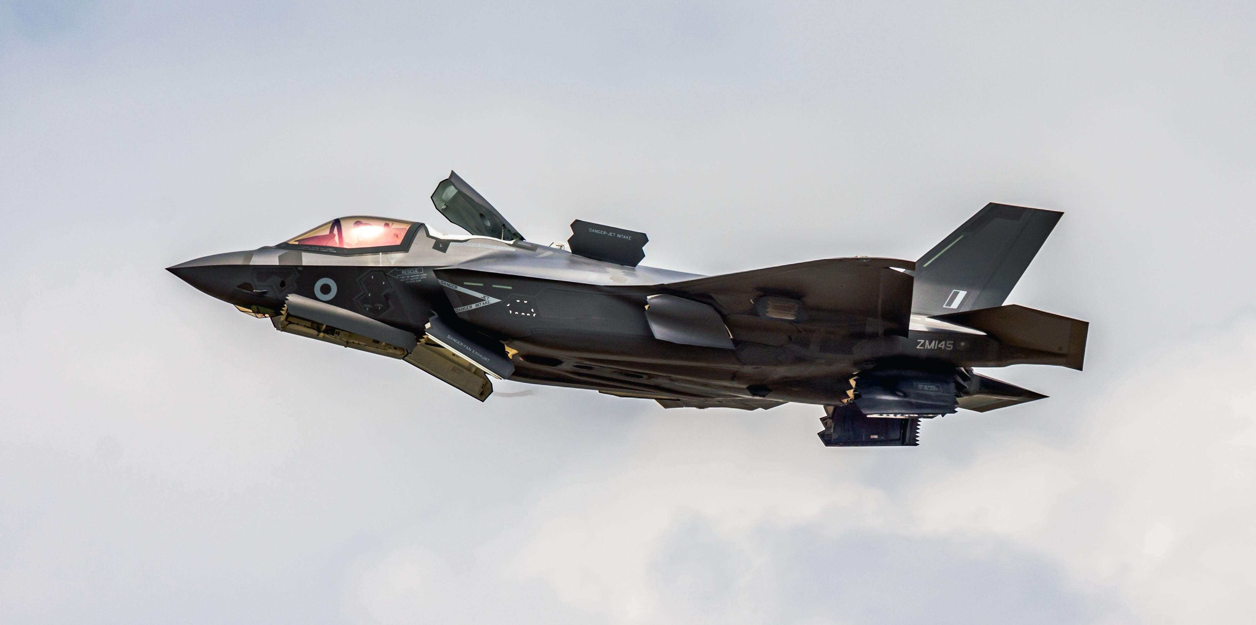 F-35A Lightning II, jet fighter, military aircraft, aircraft, vehicle, HD Wallpaper