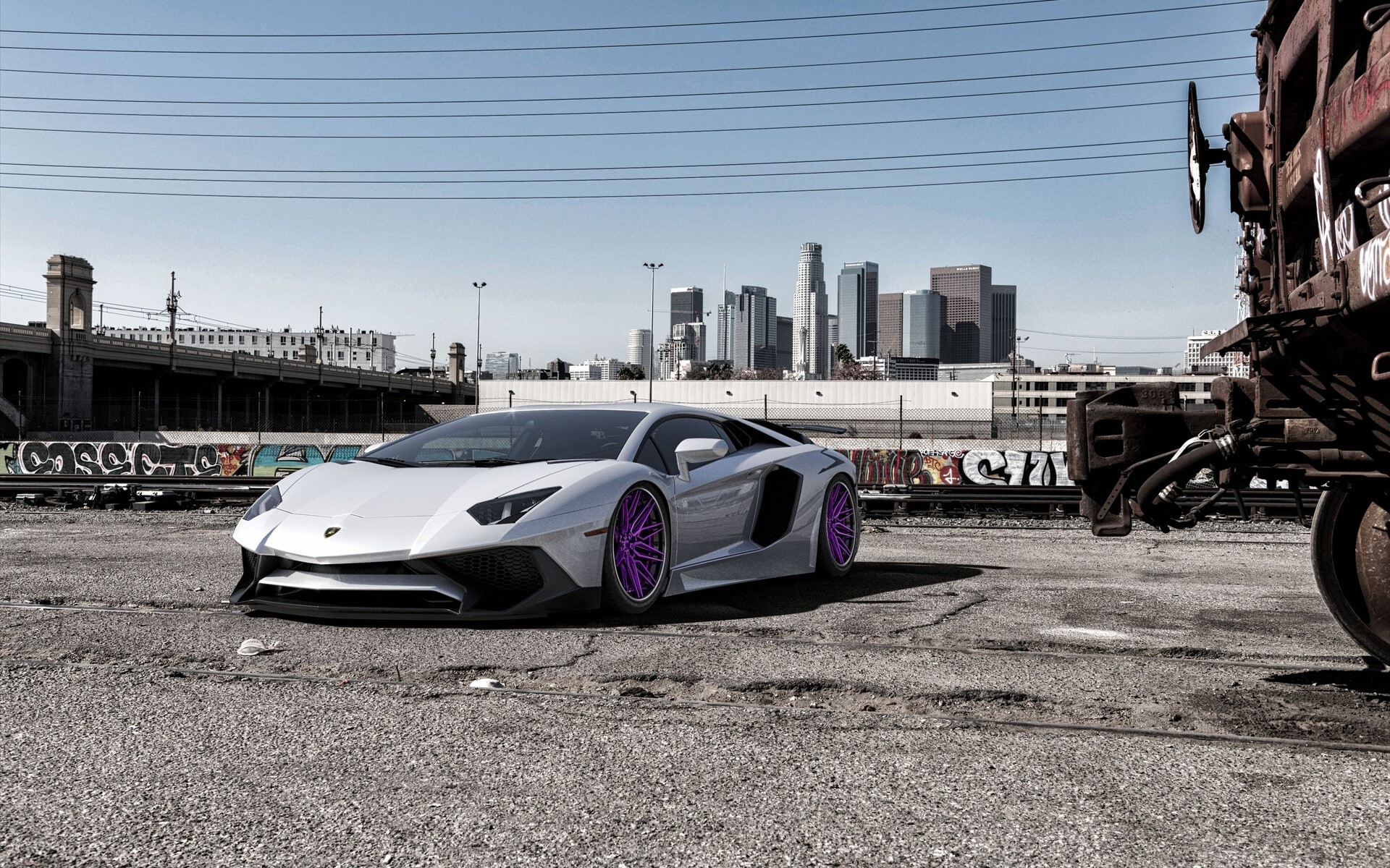 car, vehicle, Lamborghini, white cars, HD Wallpaper