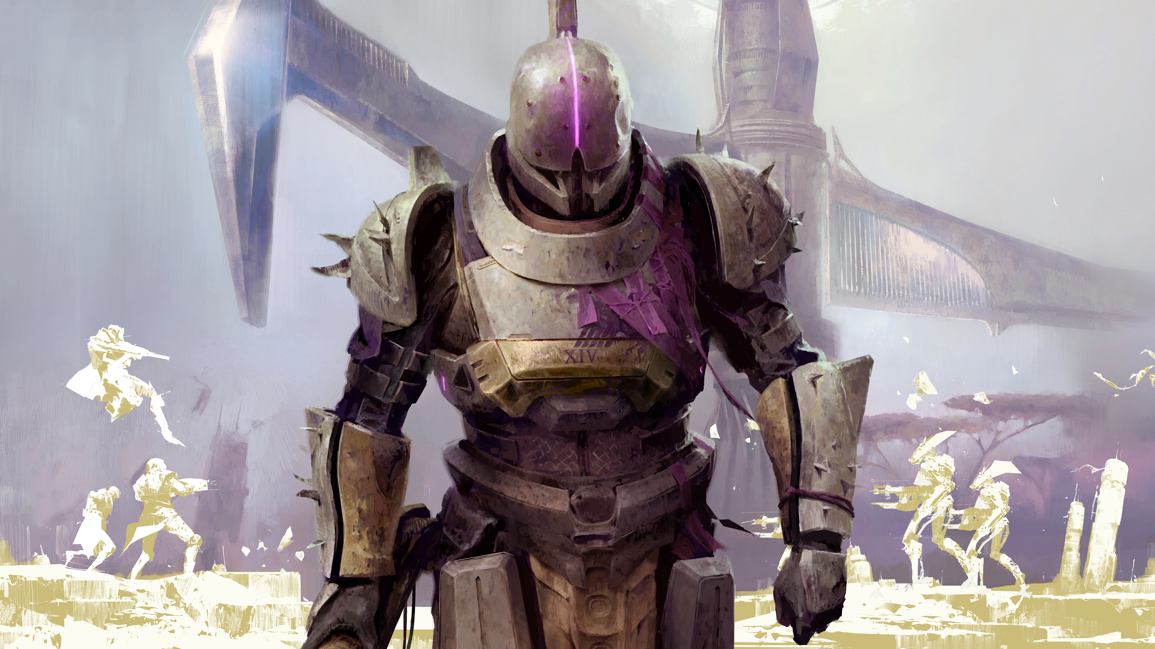 video games, Destiny 2, digital art, video game art, first-person shooter, science fiction, Bungie, Saint-14, HD Wallpaper