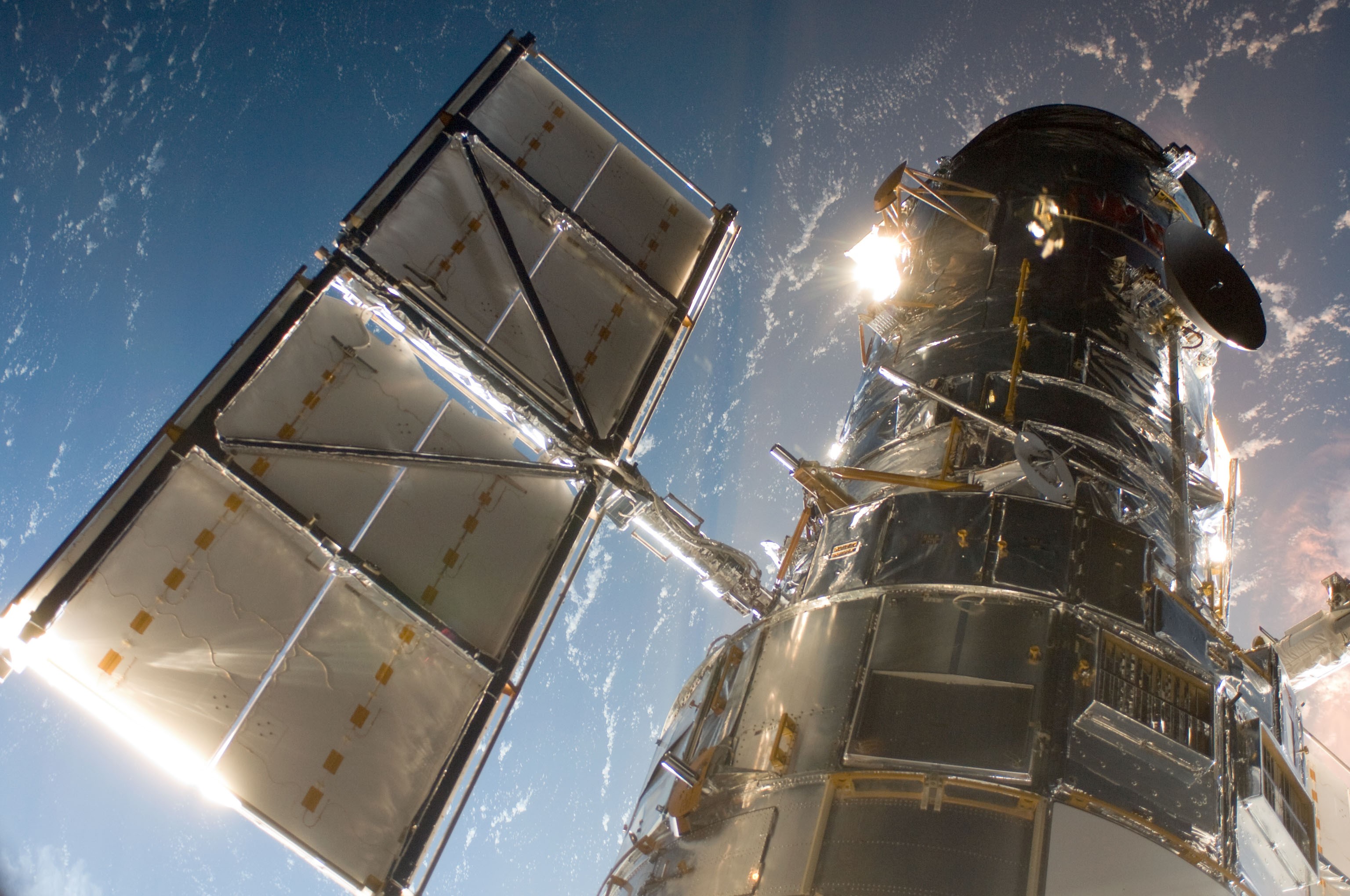 space, NASA, vehicle, planet, technology, Hubble, solar panel, HD Wallpaper