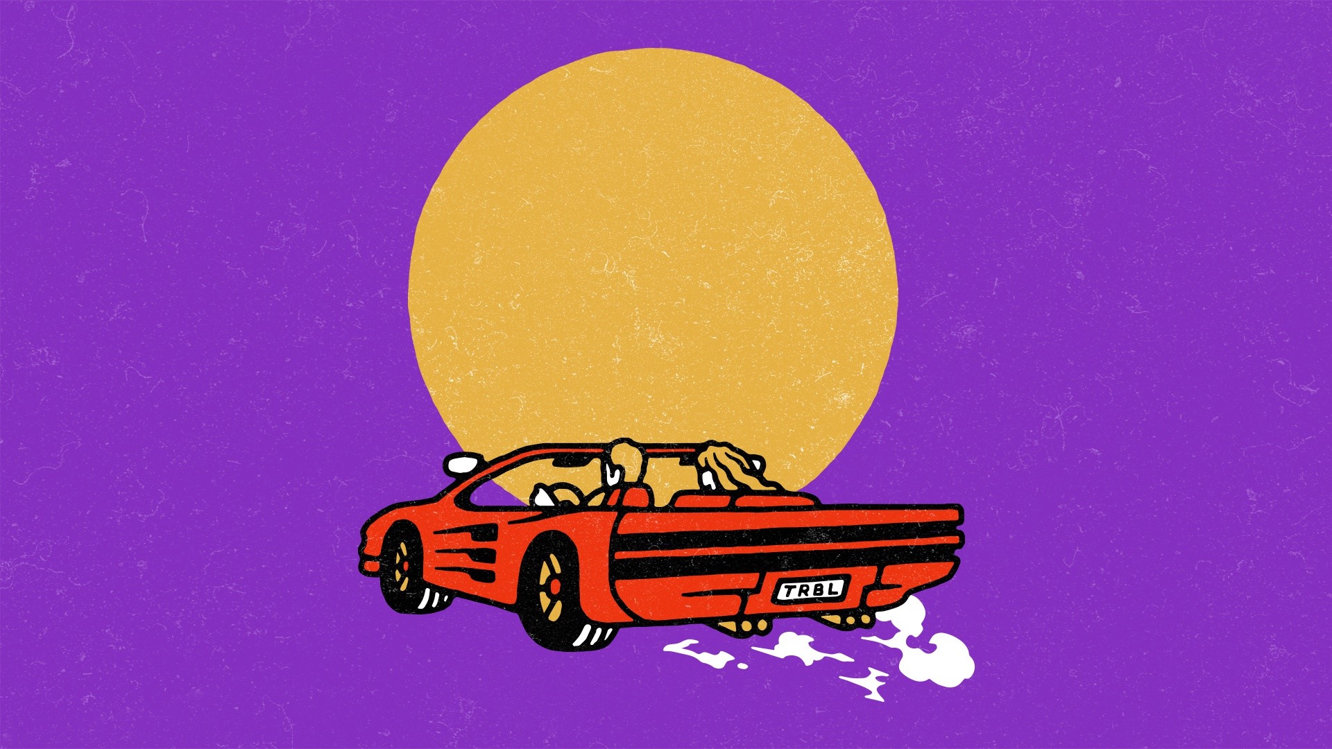 OutRun, video games, minimalism, video game art, car, red cars, HD Wallpaper