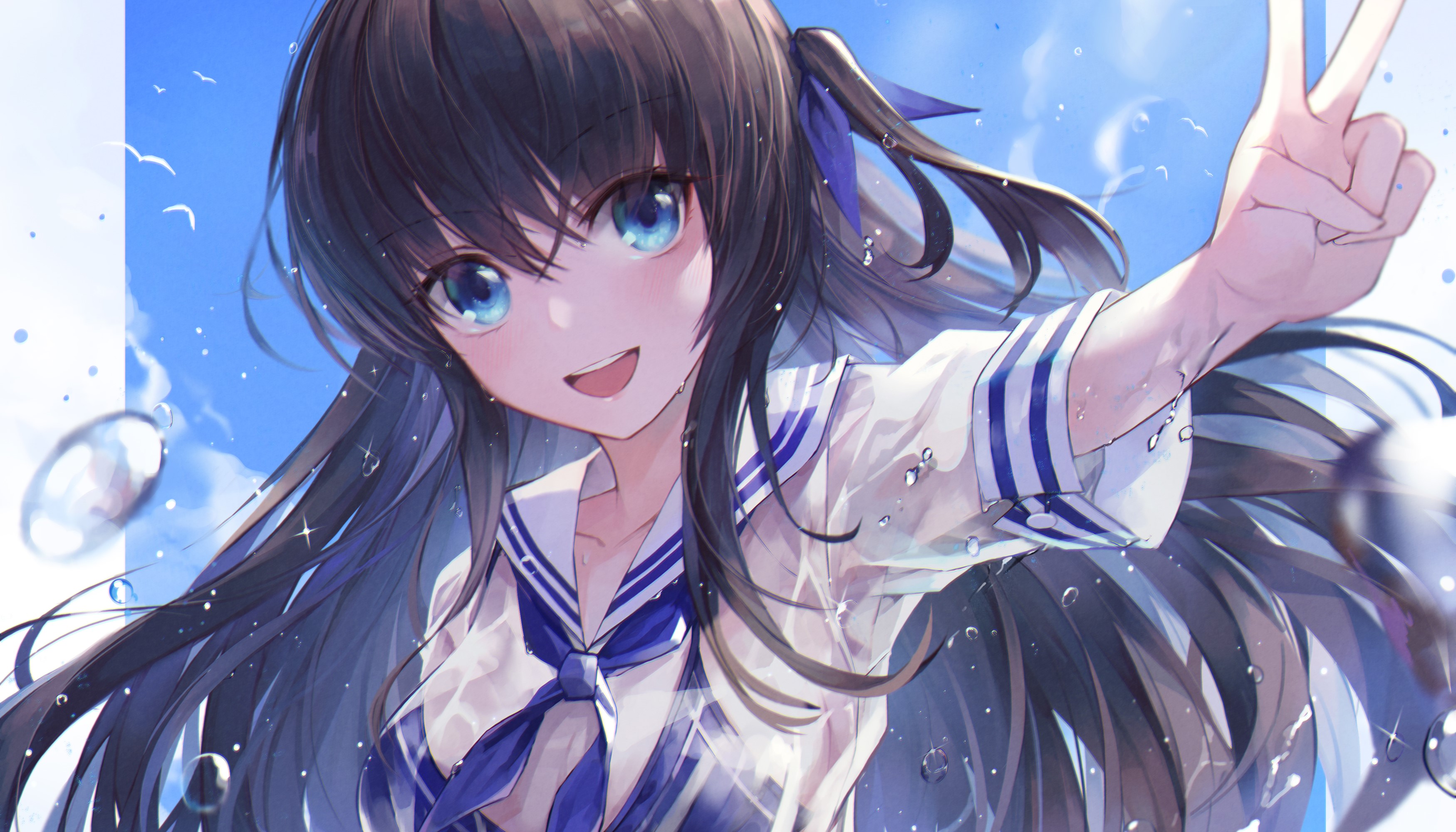 anime, 2D, digital art, anime girls, HD Wallpaper