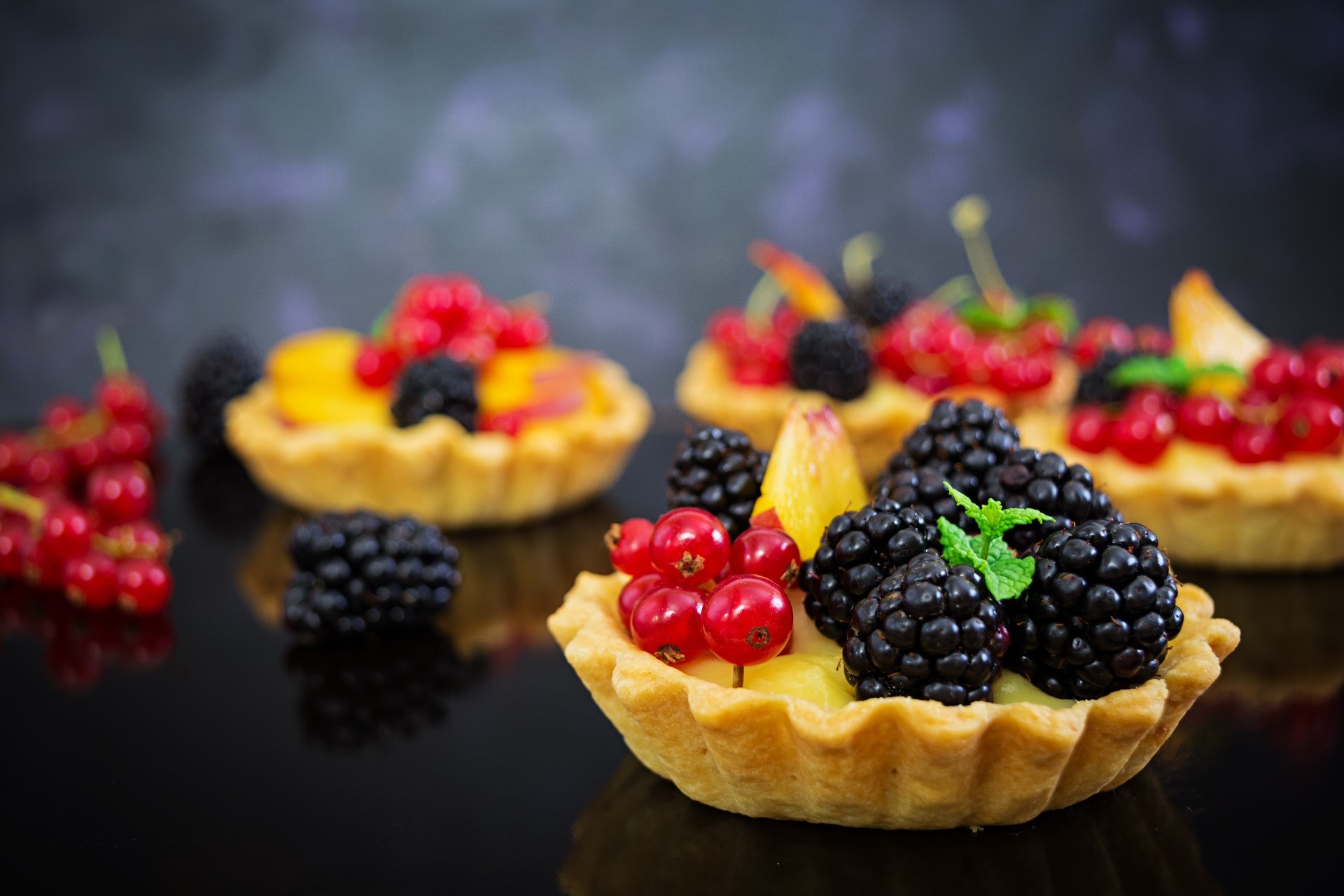 food, sweets, fruit, colorful, berries, HD Wallpaper