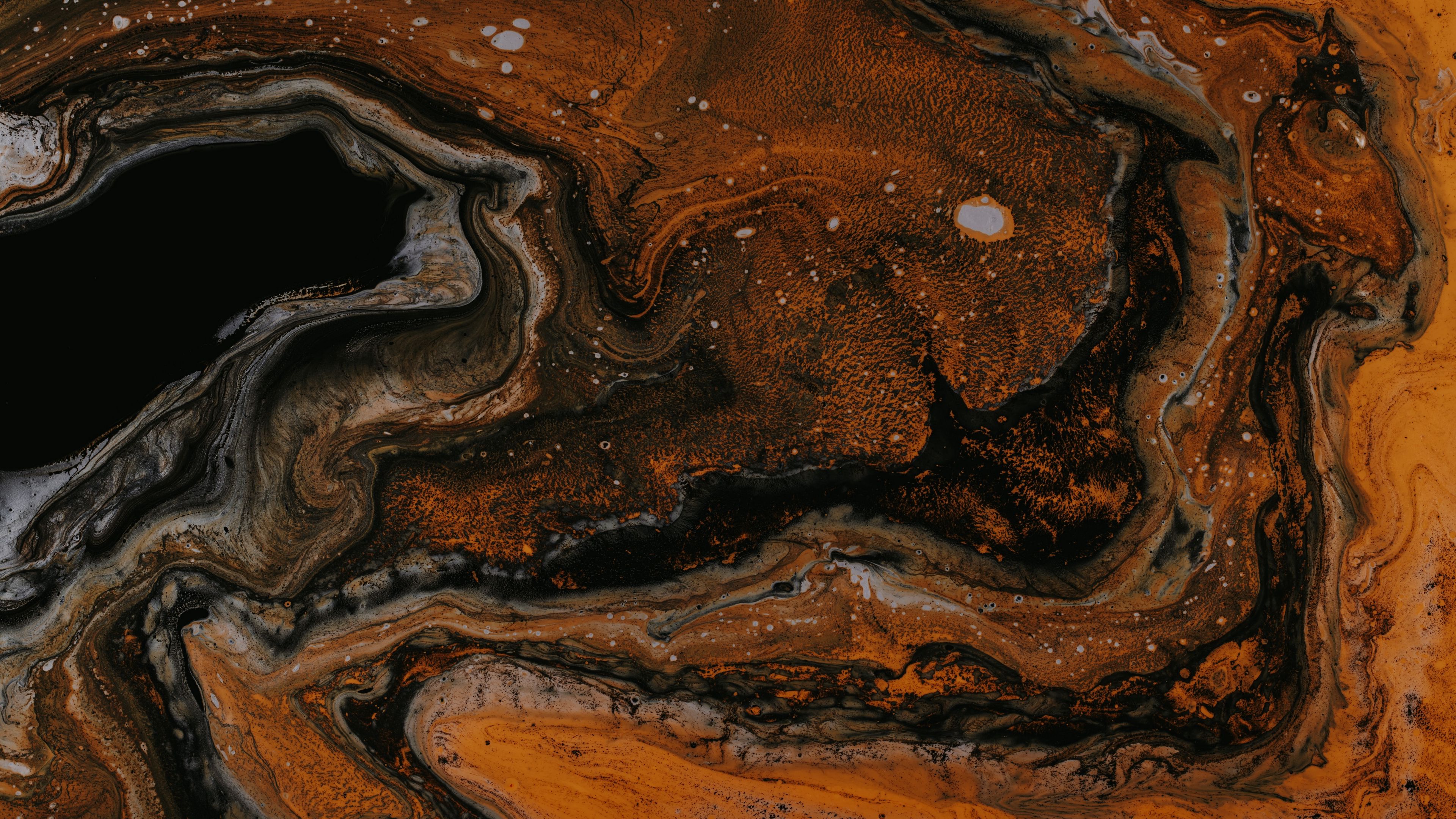 paint, stains, spots, dark, 4k, HD Wallpaper