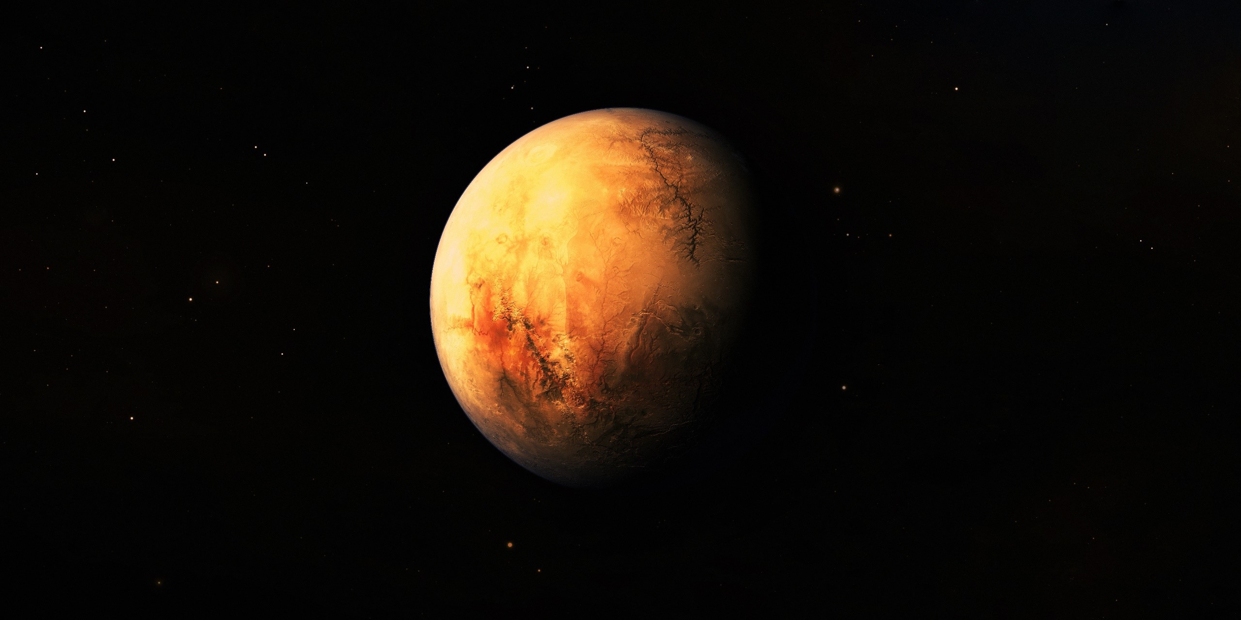 space, space art, digital art, planet, HD Wallpaper