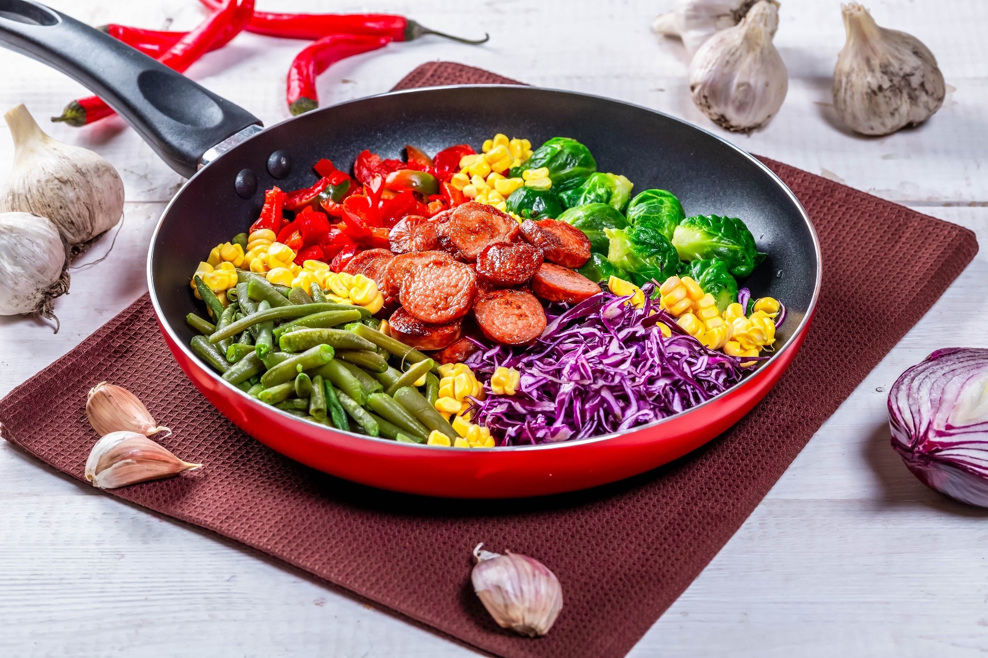 food, colorful, vegetables, HD Wallpaper