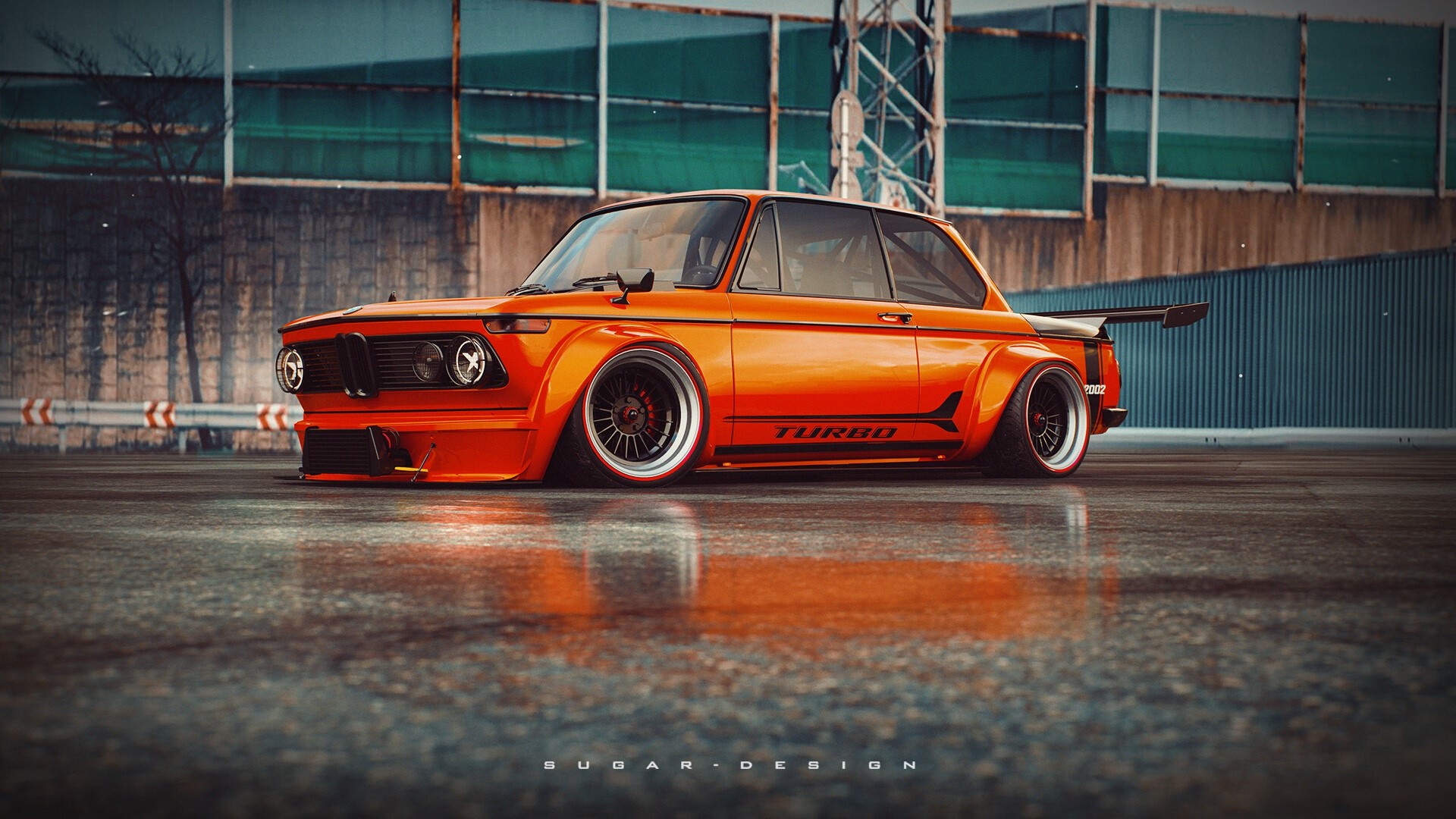 car, vehicle, render, BMW, BMW 02 Series, HD Wallpaper