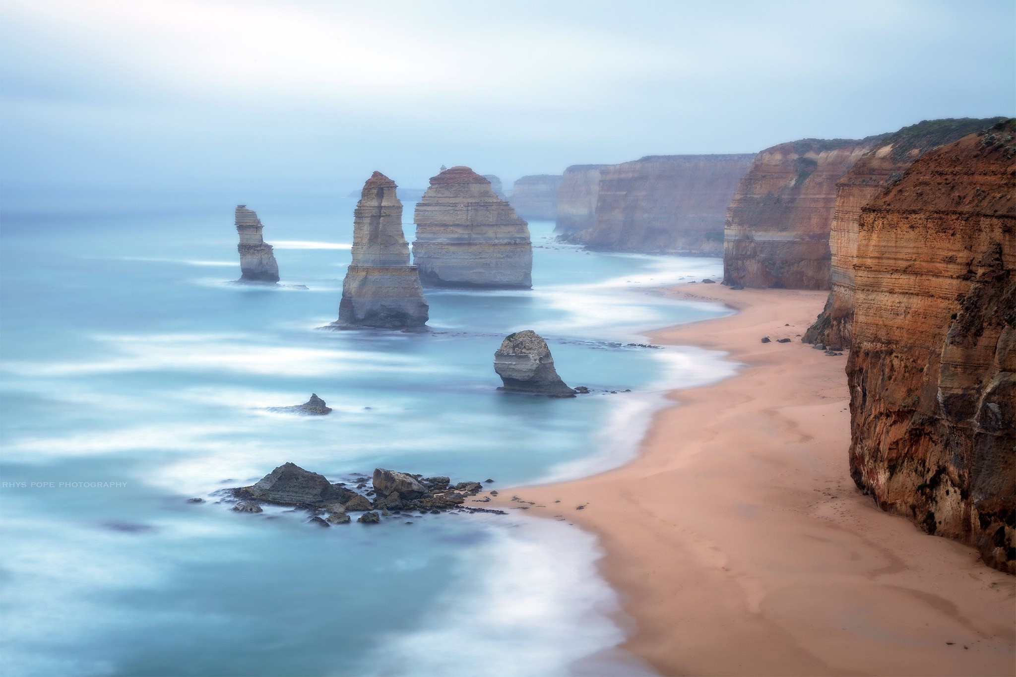 coast, rock, Australia, nature, beach, sea, HD Wallpaper