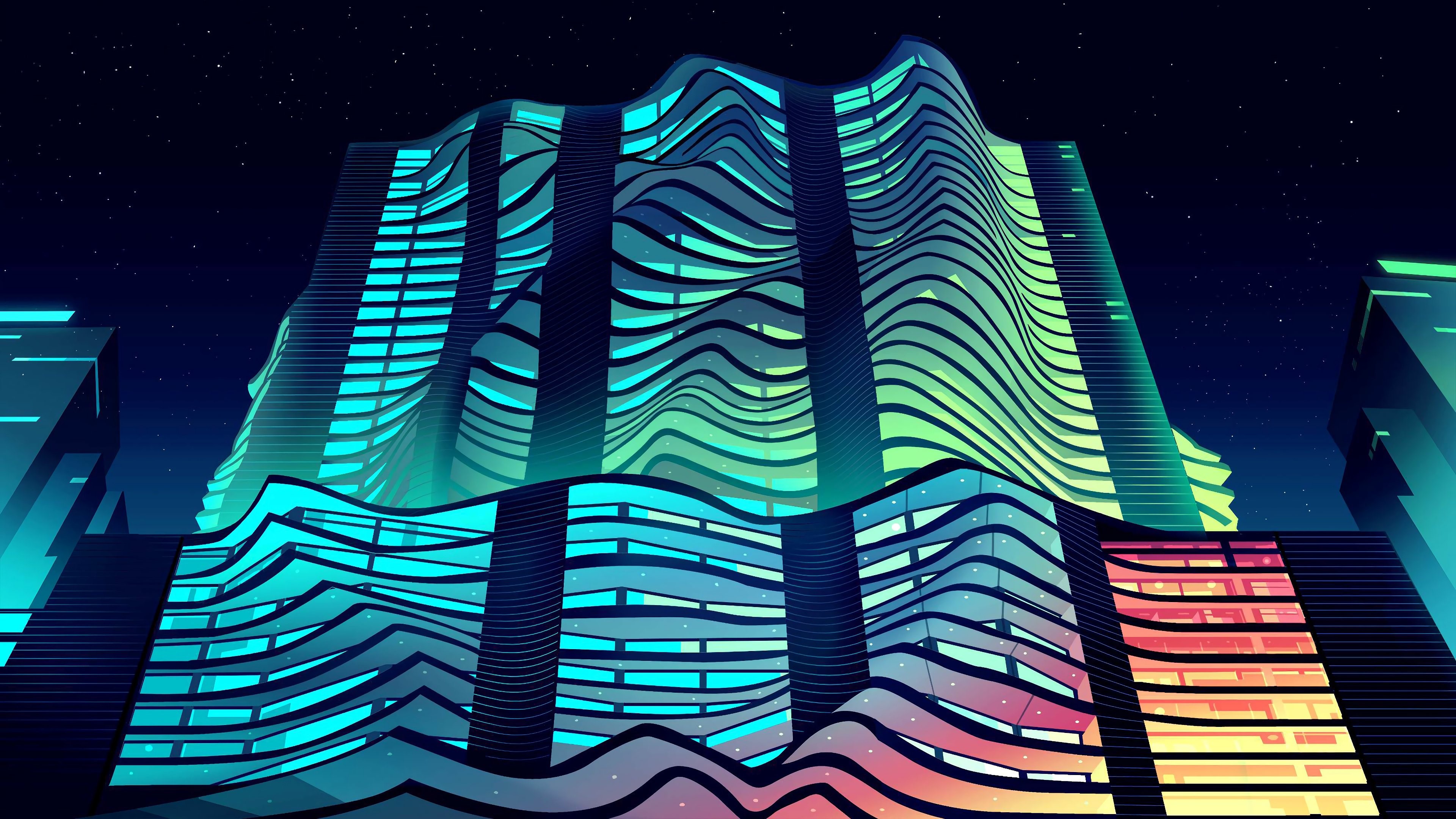 modern, architecture, 3D, HD Wallpaper