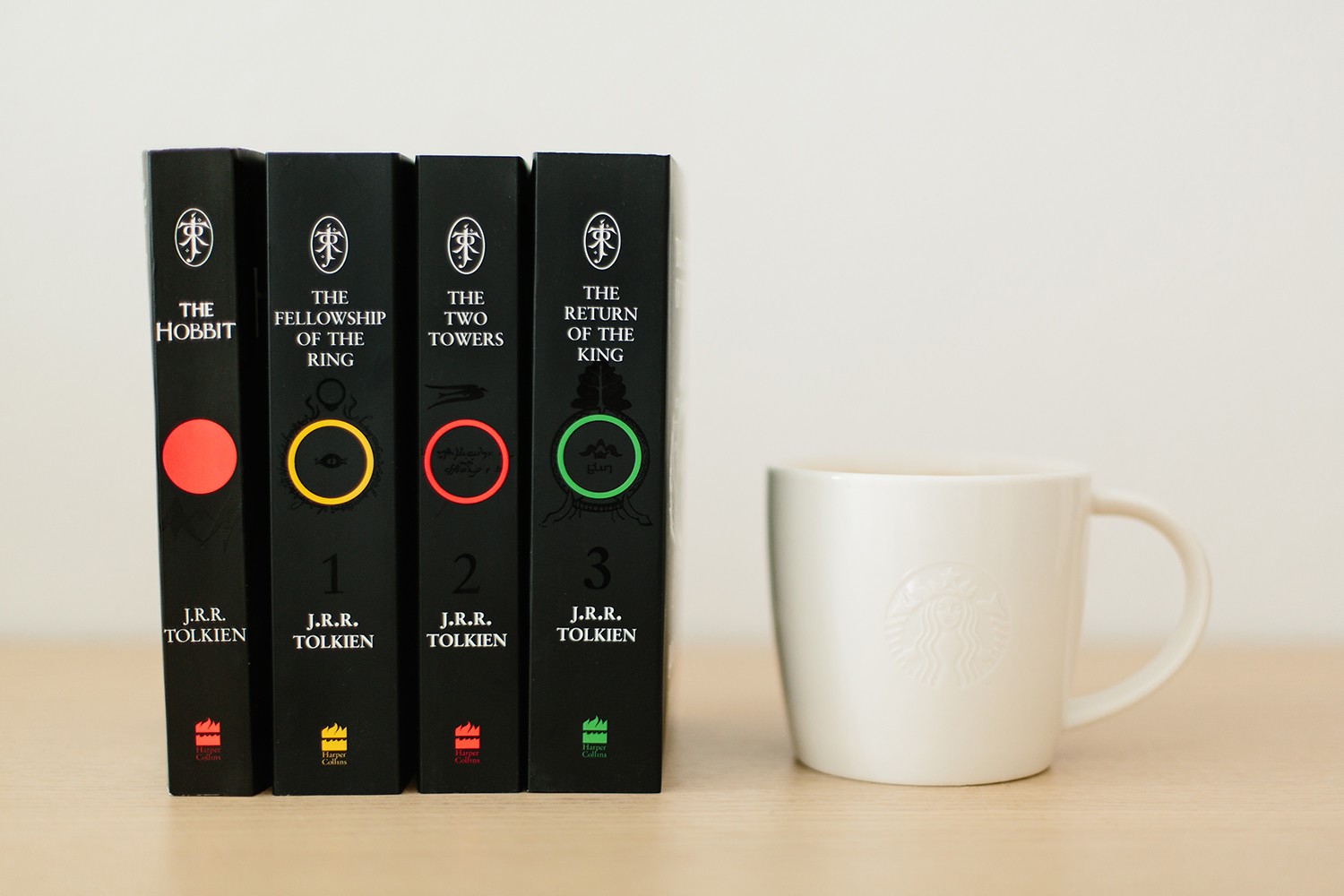 The Lord of the Rings, The Hobbit, books, mug, reading, J. R. R. Tolkien, HD Wallpaper