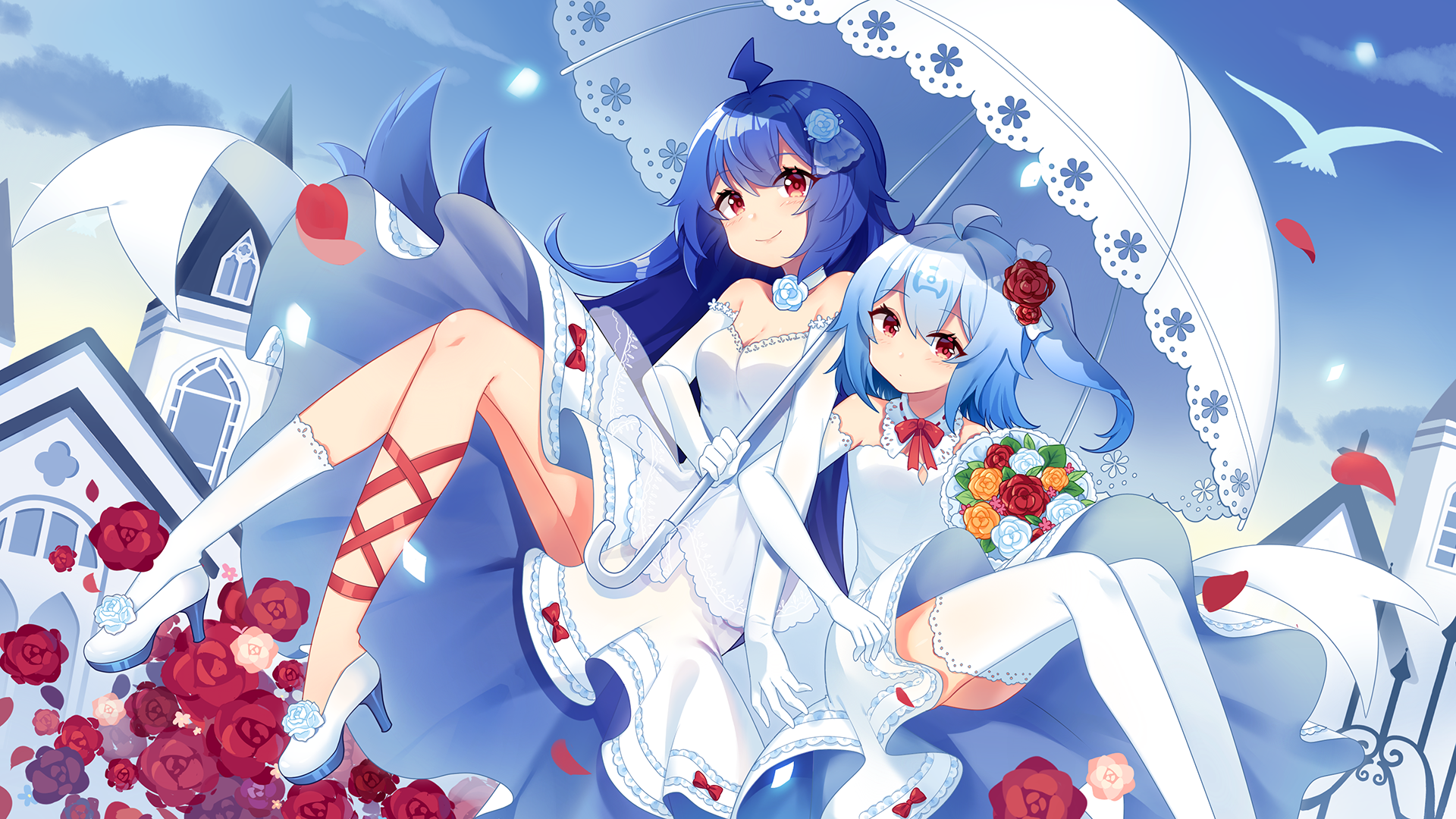 bilibili, 2233, anime, anime girls, HD Wallpaper