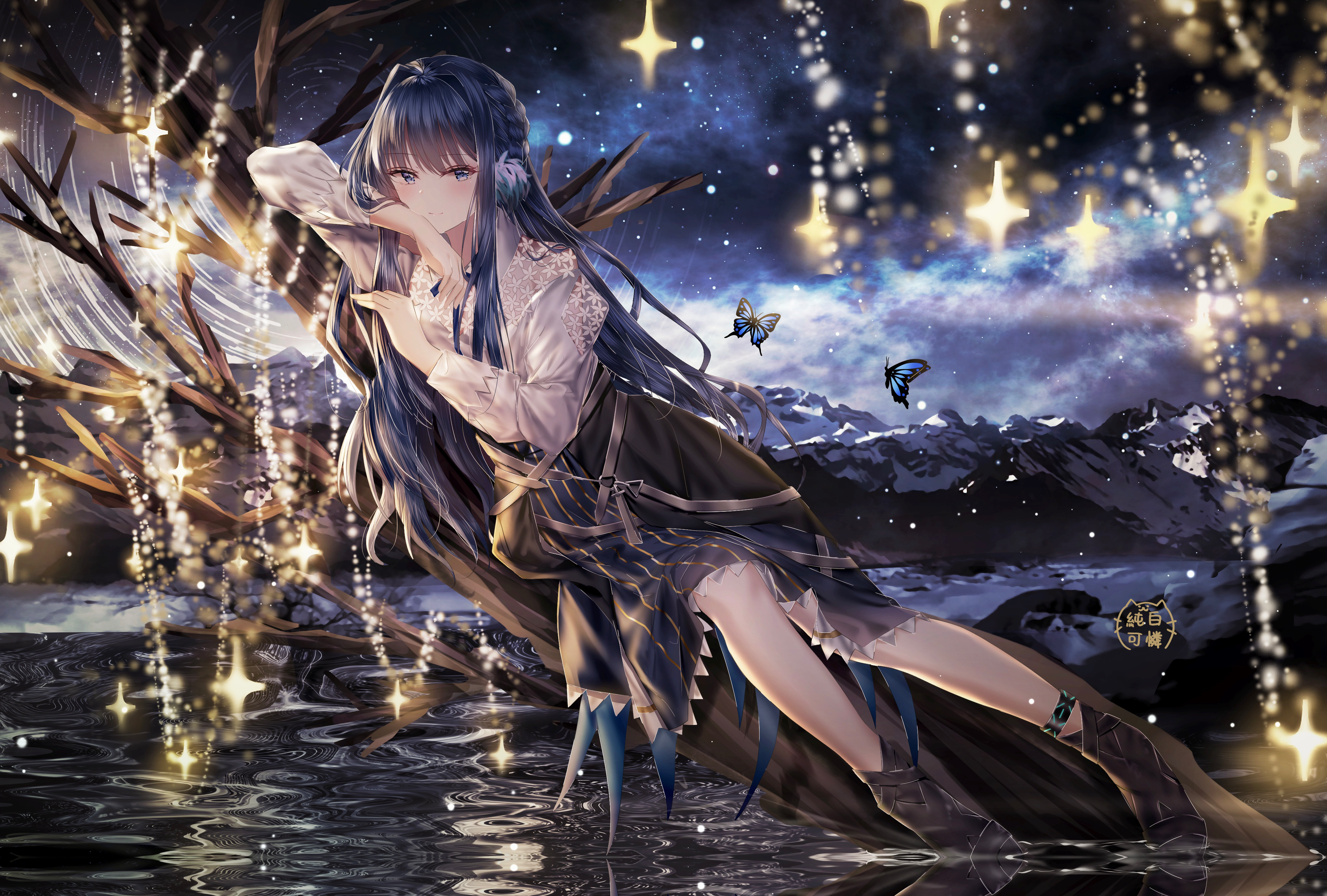 junpaku karen, anime, anime girls, Arknights, HD Wallpaper