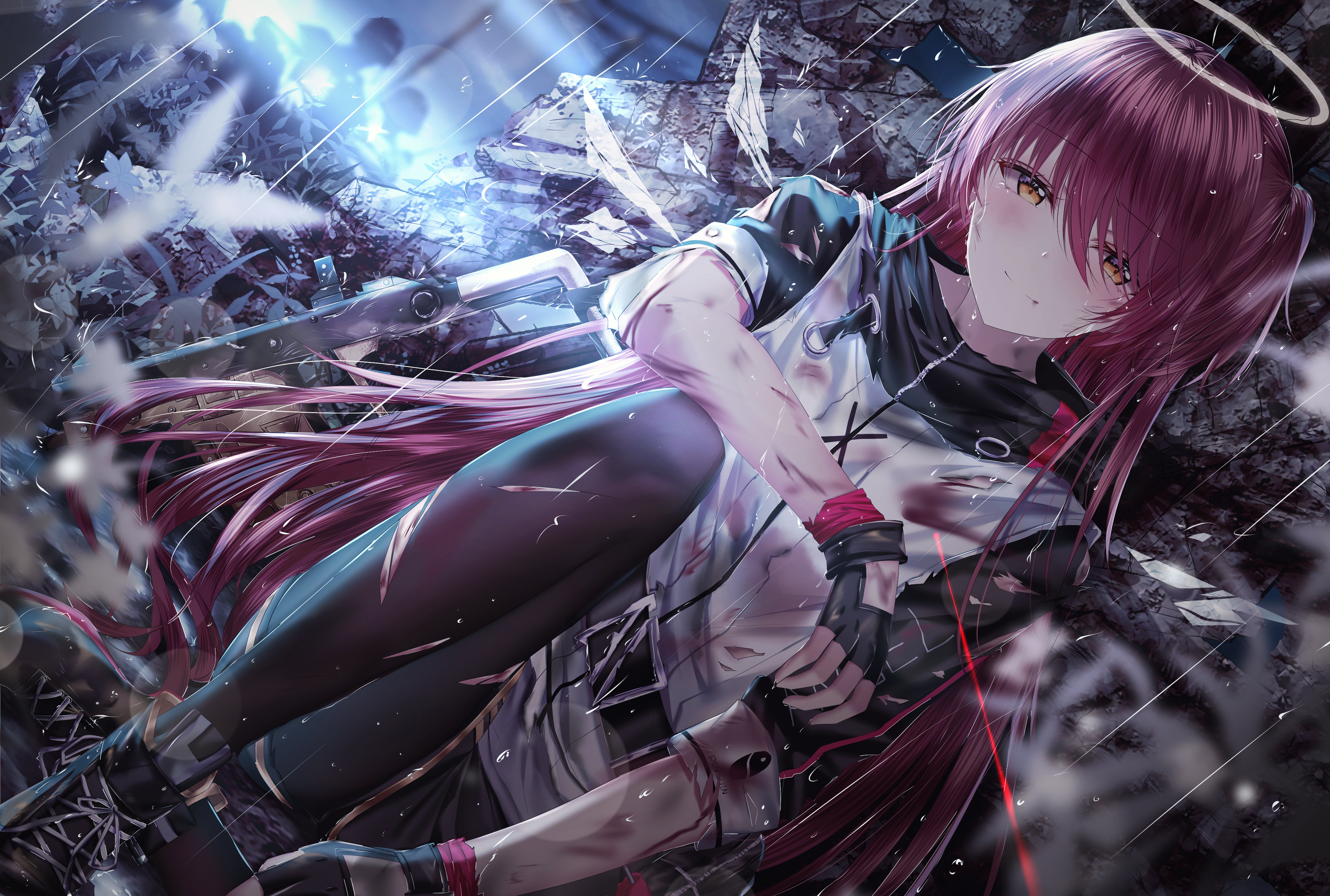 junpaku karen, anime, anime girls, Arknights, HD Wallpaper