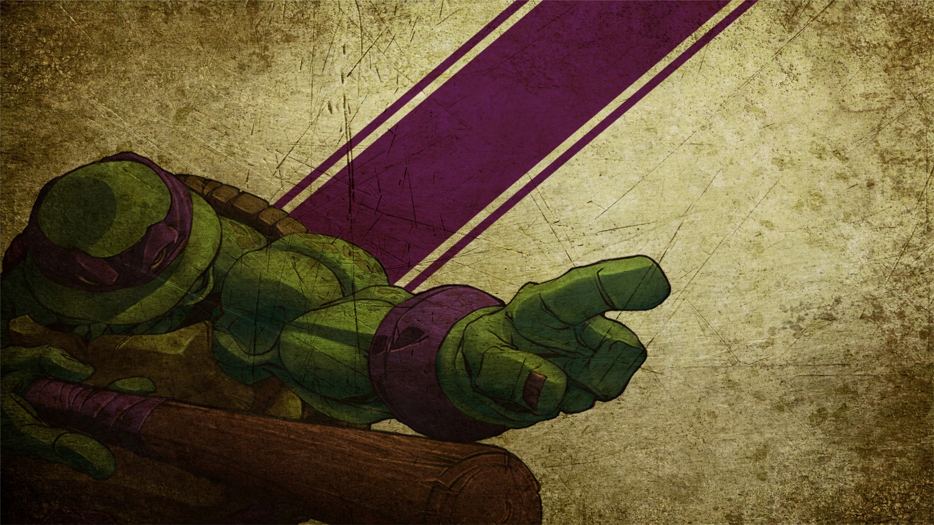 Teenage Mutant Ninja Turtles, Donatello, cartoon, HD Wallpaper