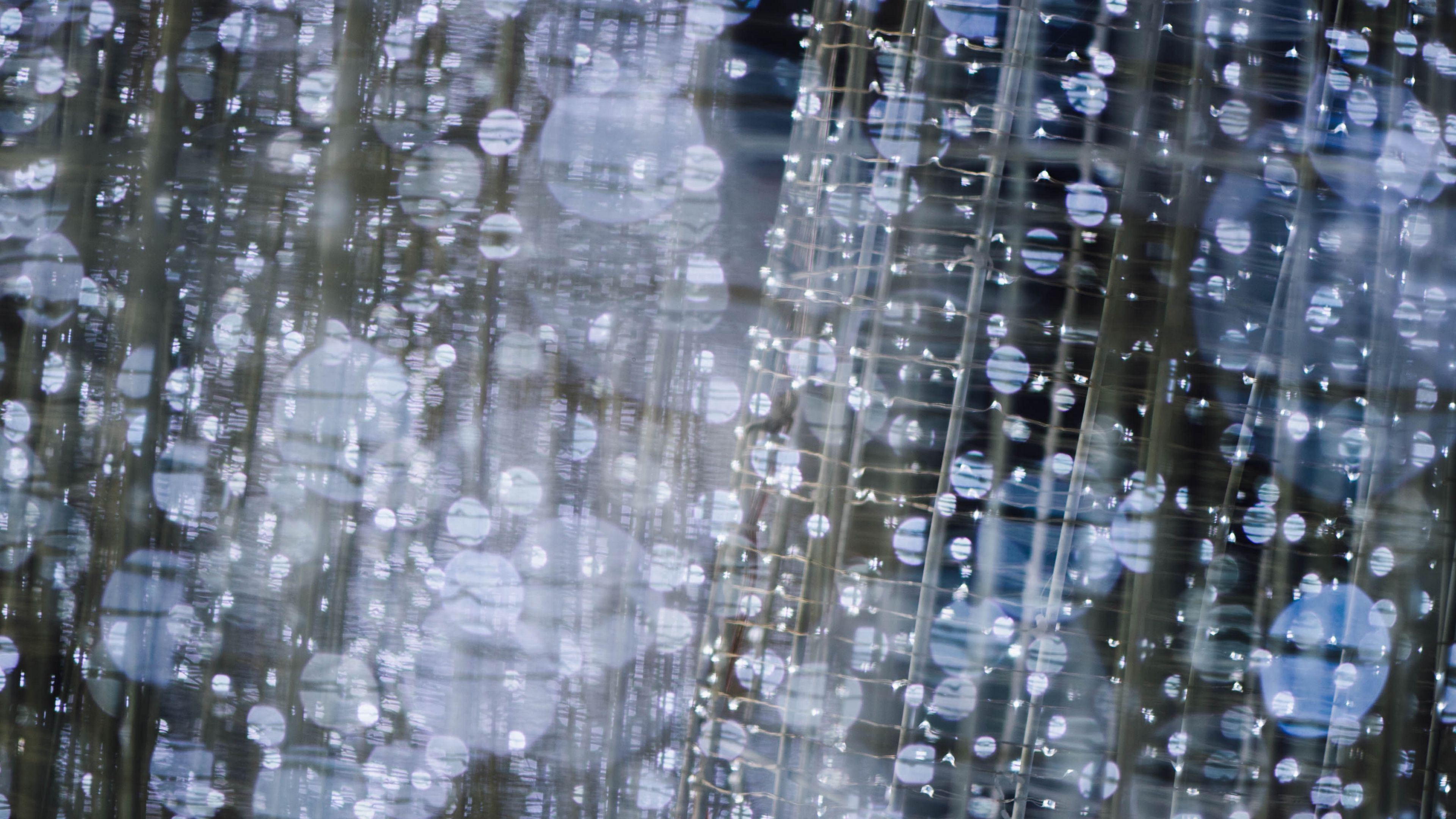 bokeh, glare, circles, blur, 4k, HD Wallpaper