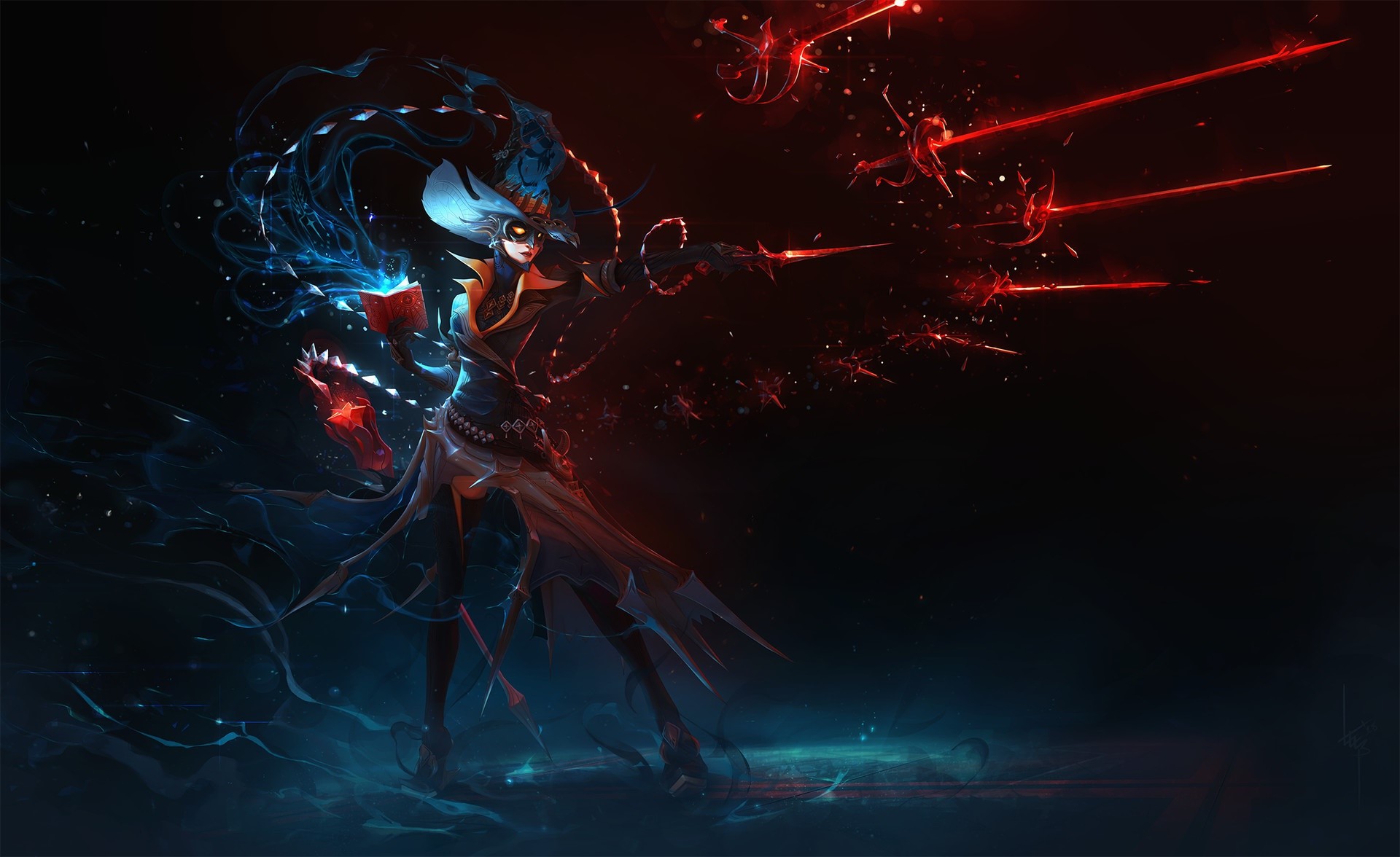 dark, artwork, fantasy girl, fantasy art, HD Wallpaper