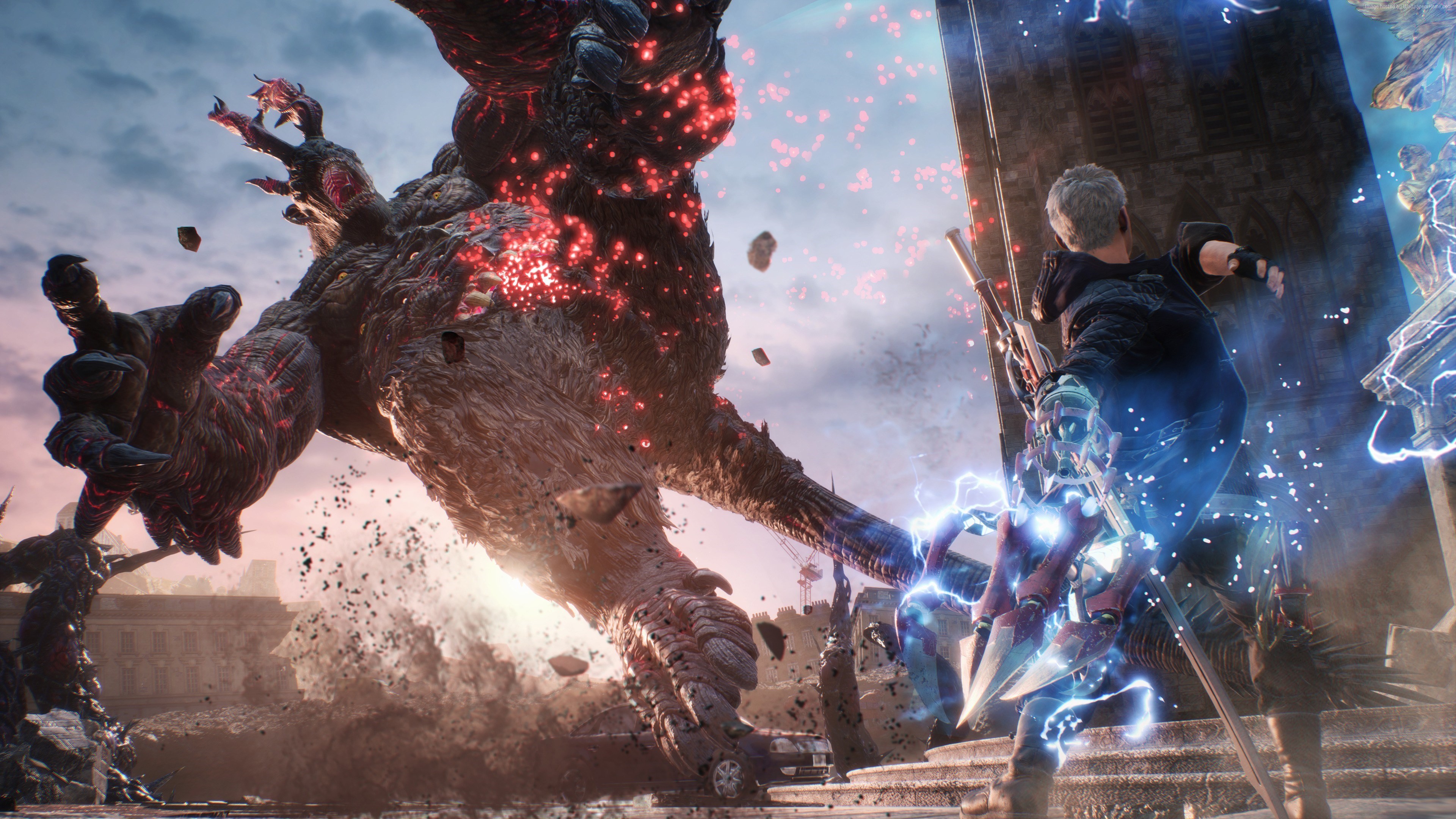 Devil May Cry 5, PC gaming, video game art, video games, HD Wallpaper