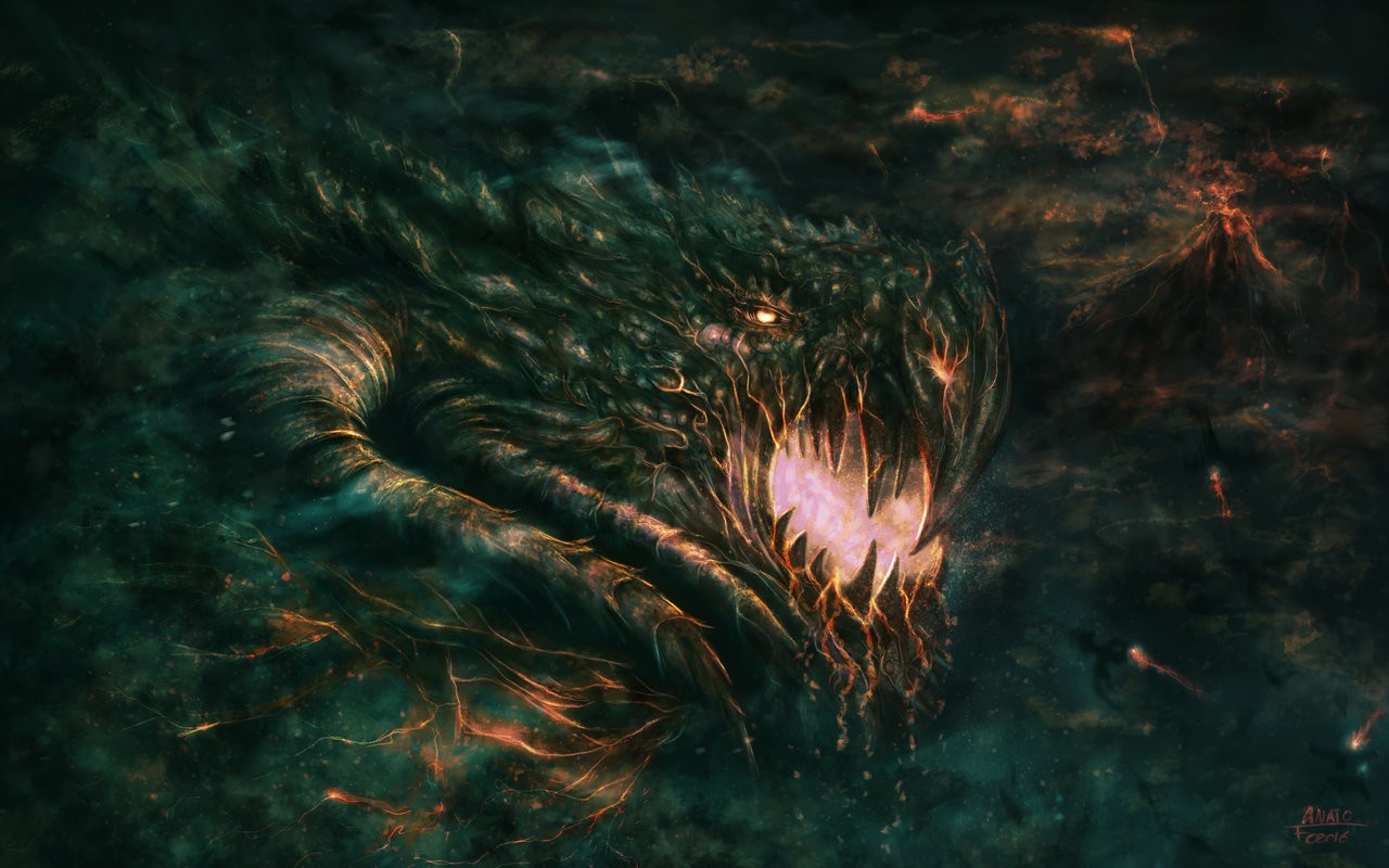 fantasy art, dragon, The Lord of the Rings, HD Wallpaper