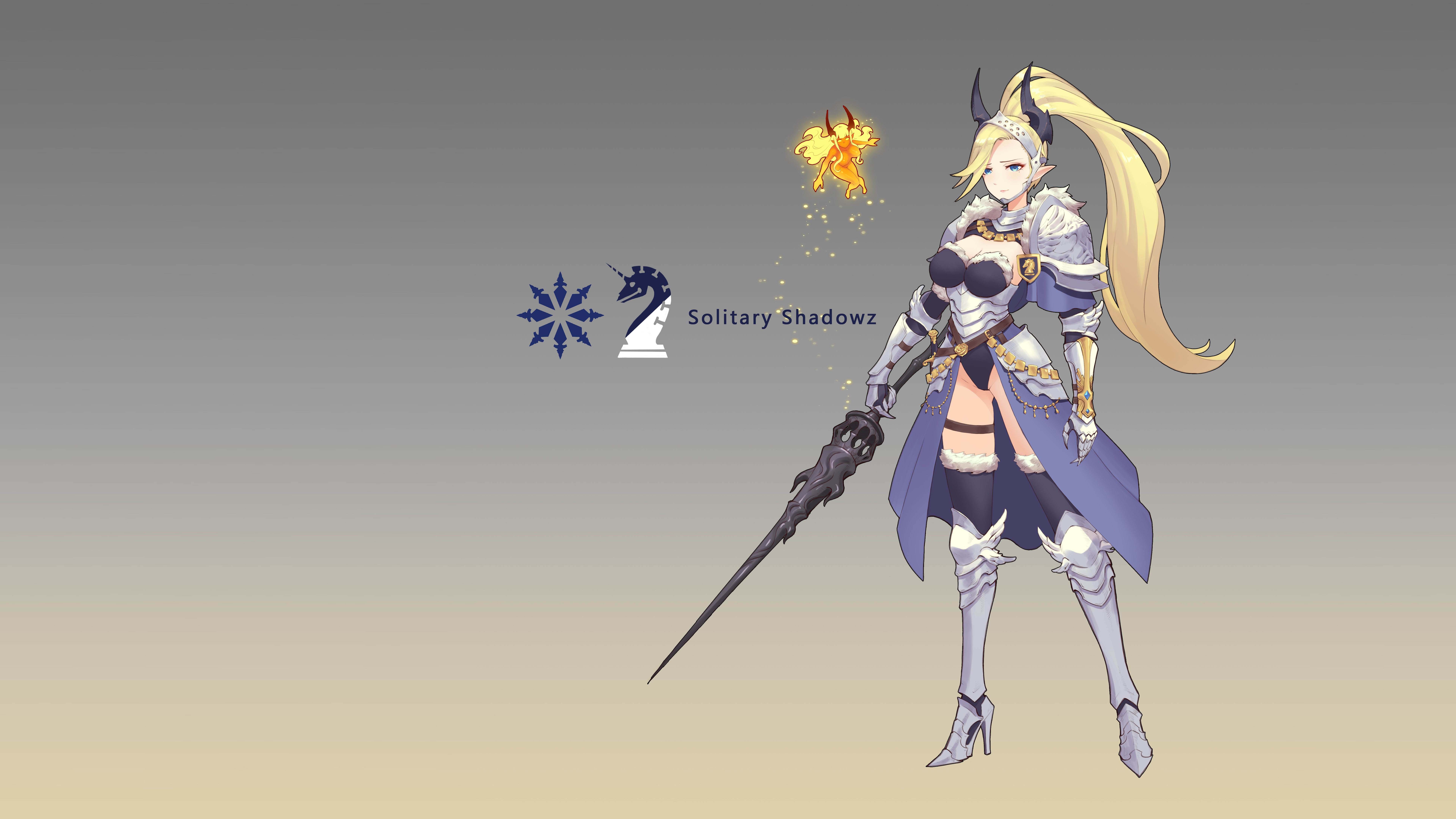 armor, Pixiv Fantasia, blonde, blond hair, HD Wallpaper