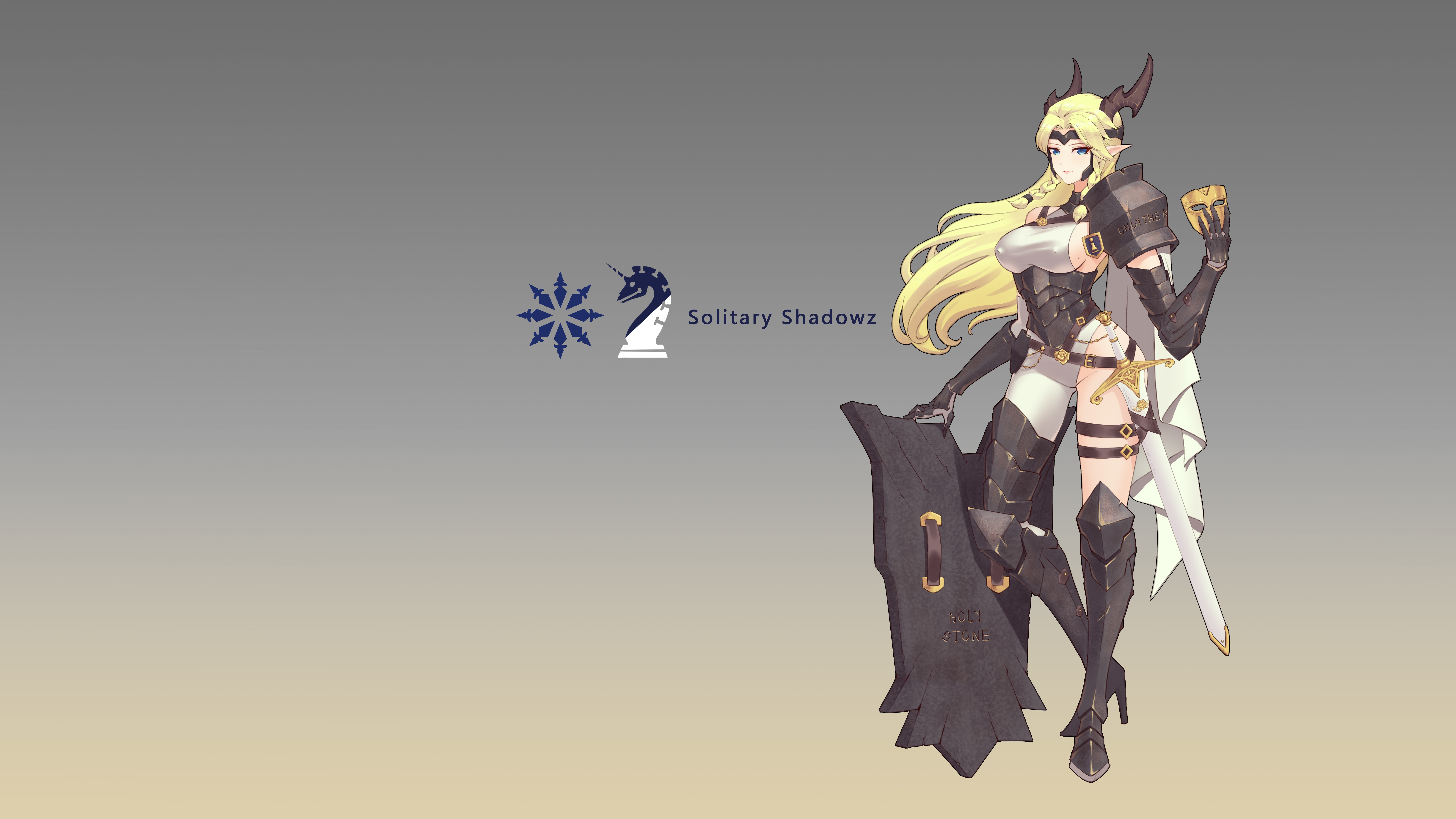 armor, Pixiv Fantasia, blonde, blond hair, HD Wallpaper