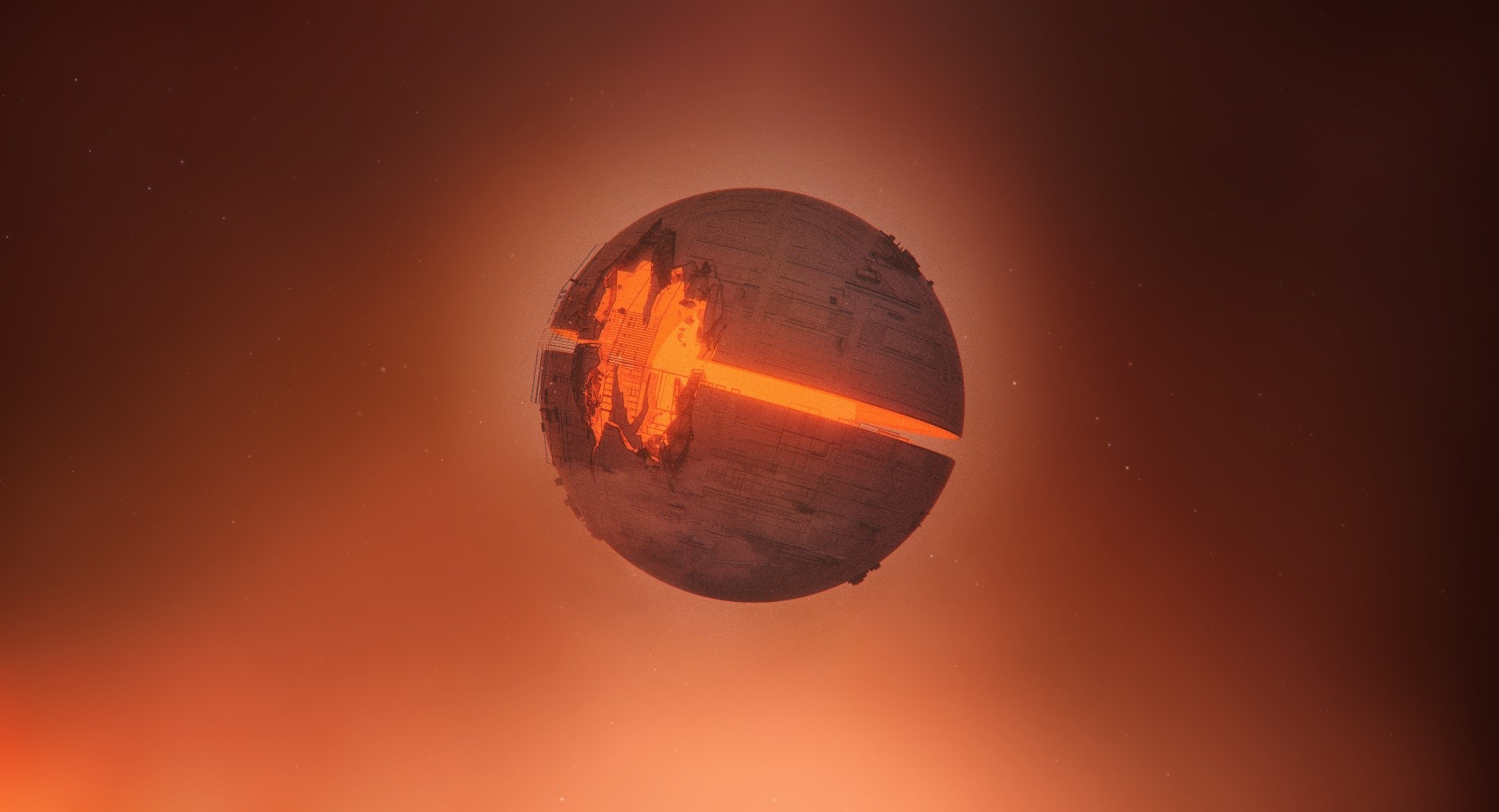 artwork, digital art, space, science fiction, HD Wallpaper