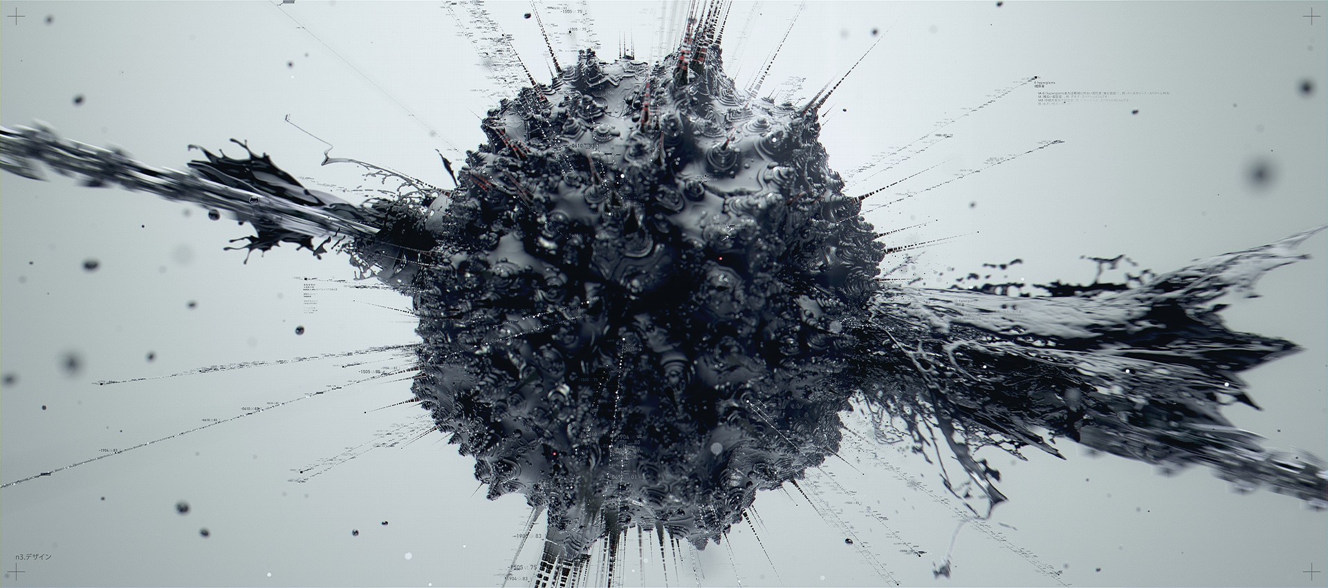 Serge Aleynikov, digital art, CGI, liquid, HD Wallpaper