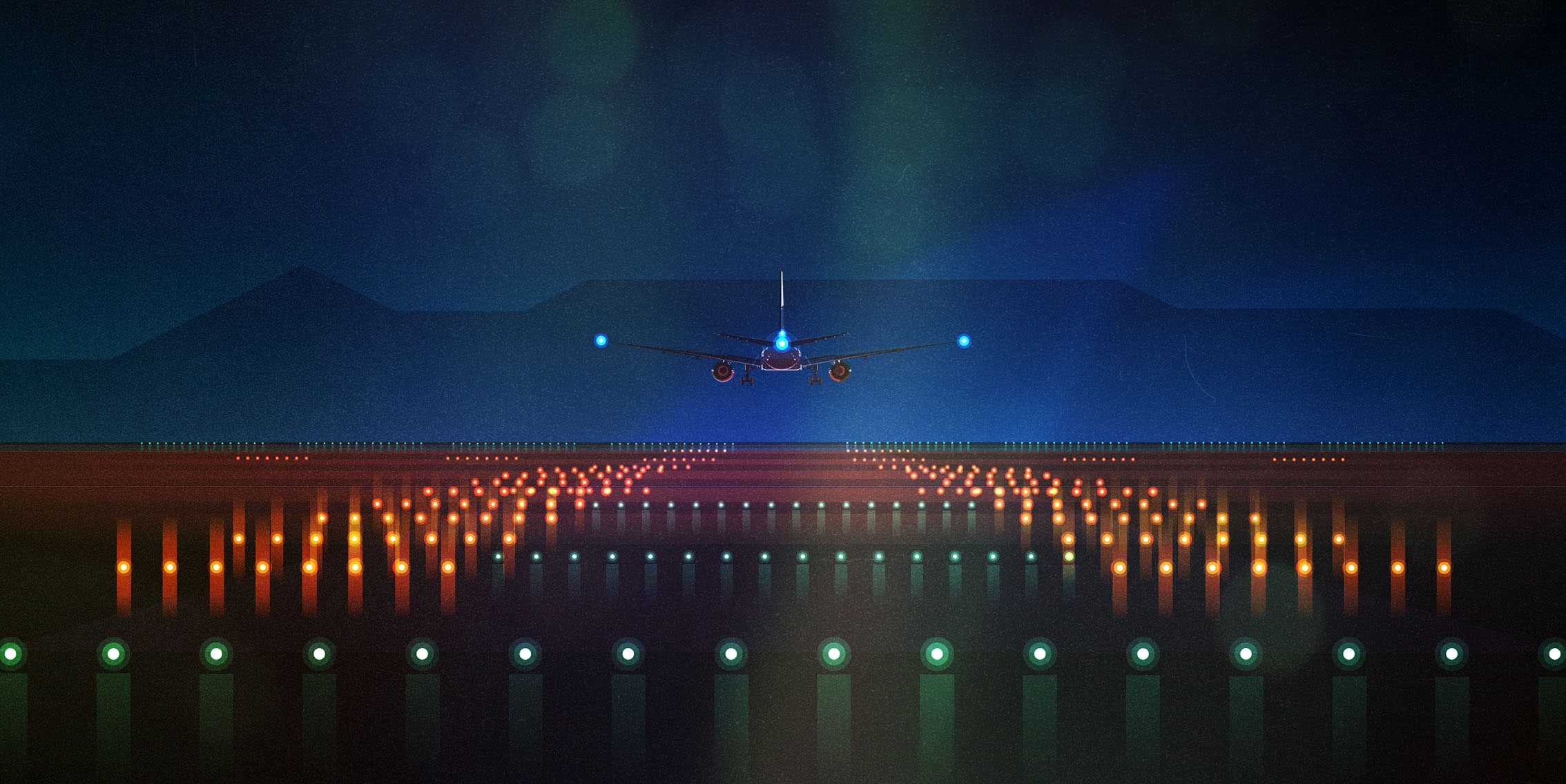 dark, illustration, artwork, vehicle, aircraft, digital art, HD Wallpaper