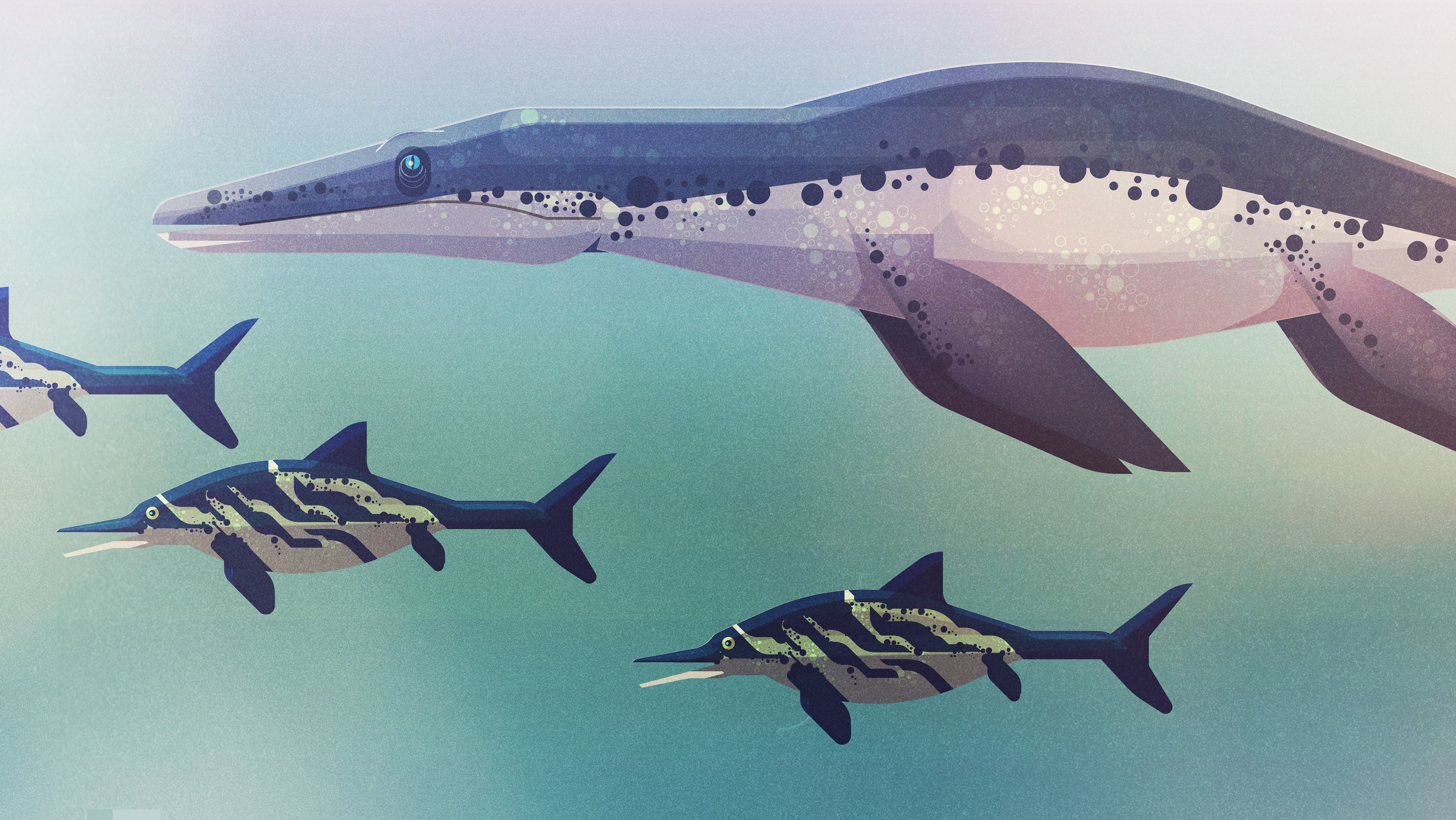 nature, fish, animals, artwork, illustration, digital art, HD Wallpaper