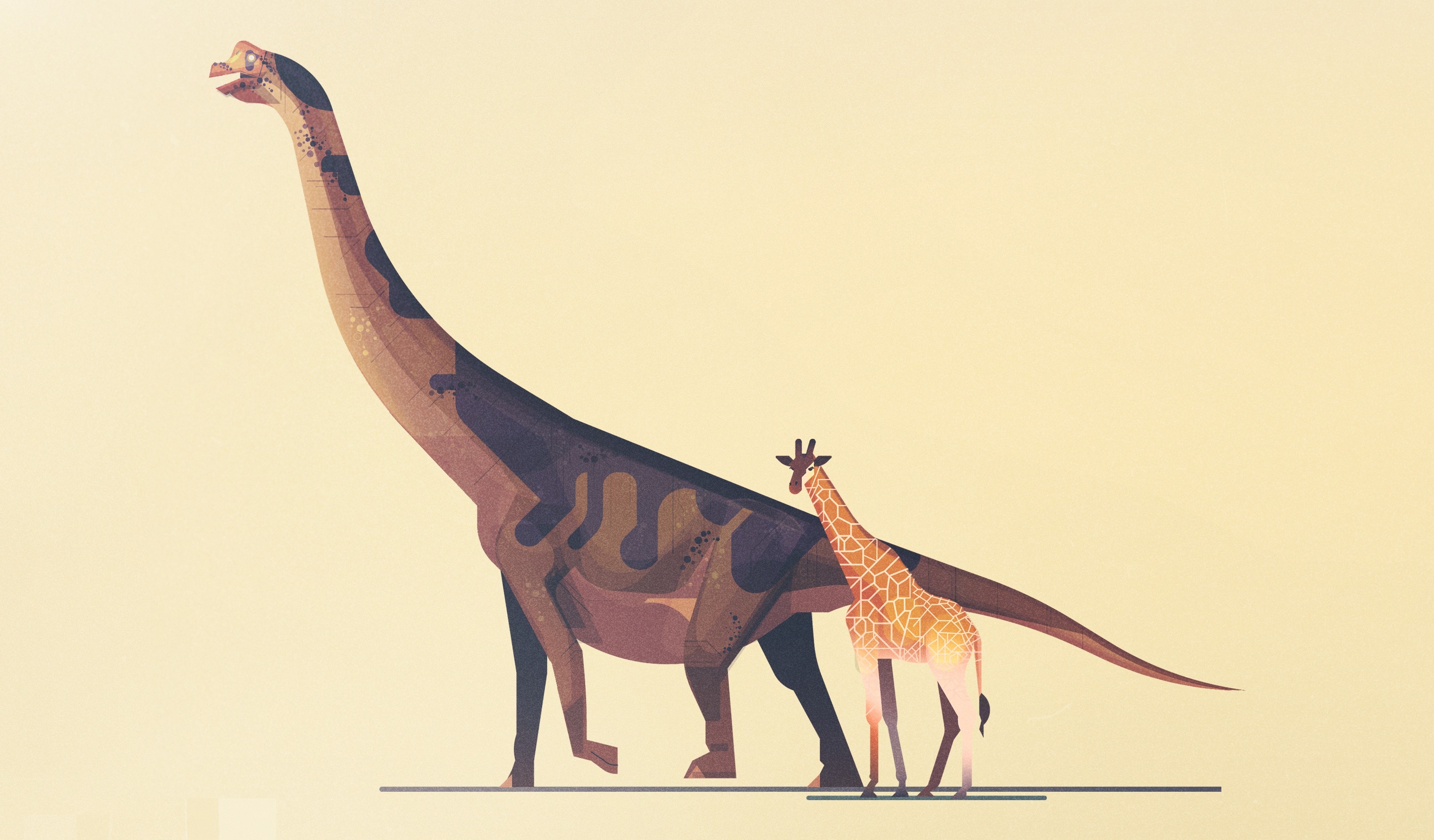 artwork, animals, illustration, digital art, HD Wallpaper