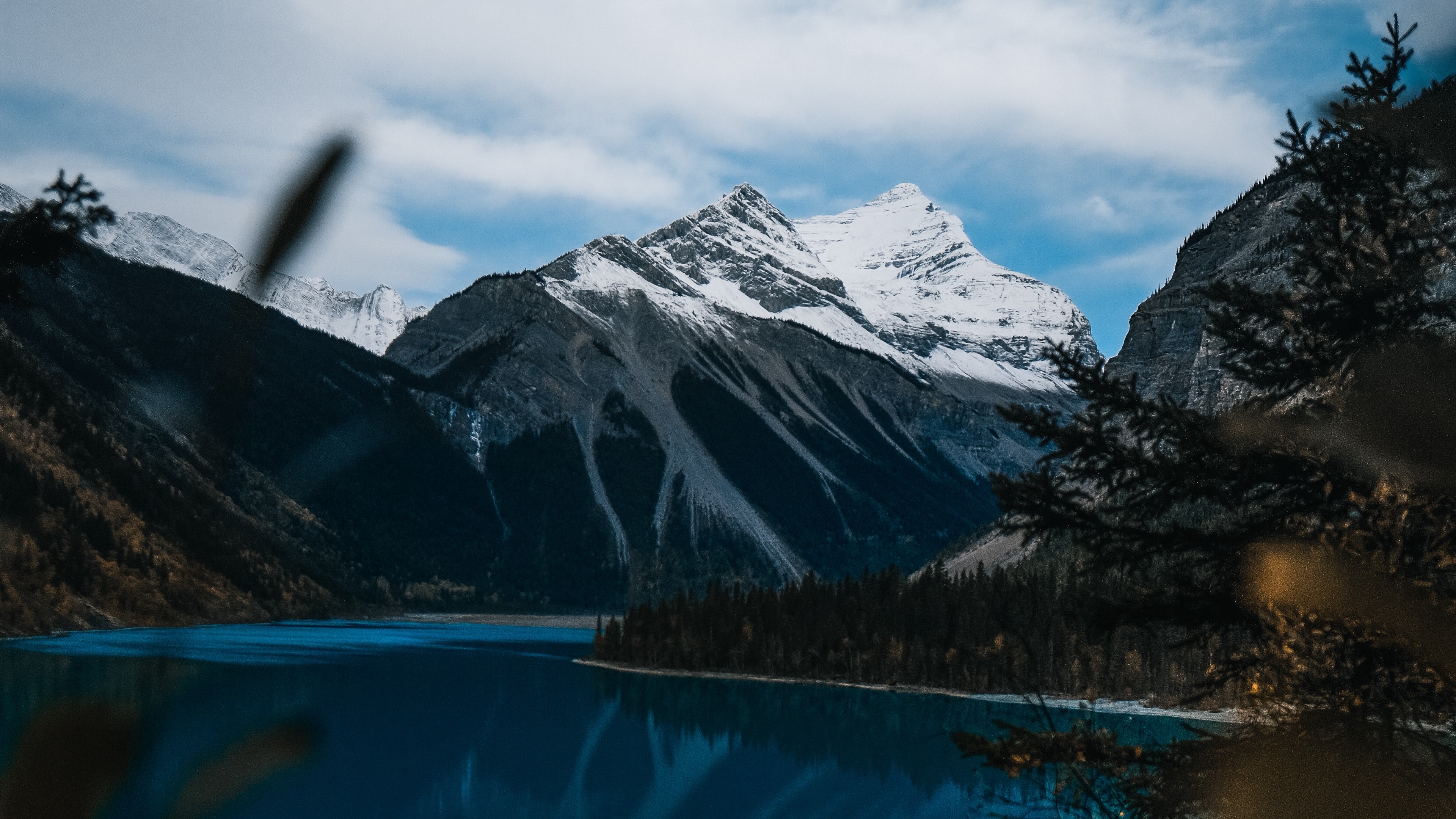 nature, water, sky, trees, lake, HD Wallpaper