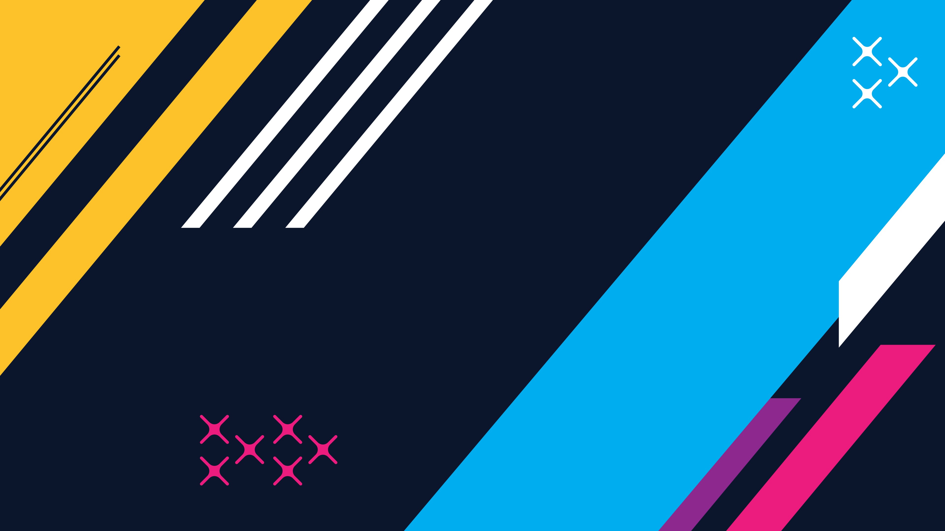 abstract, colorful, stripes, geometric figures, HD Wallpaper