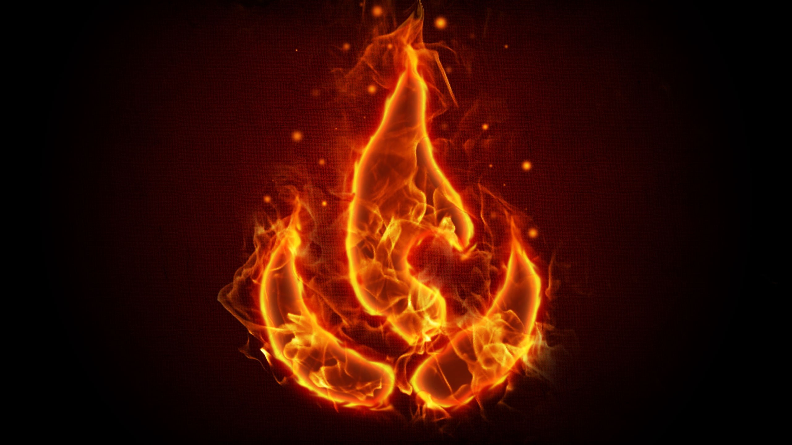 fire, abstract, black, HD Wallpaper