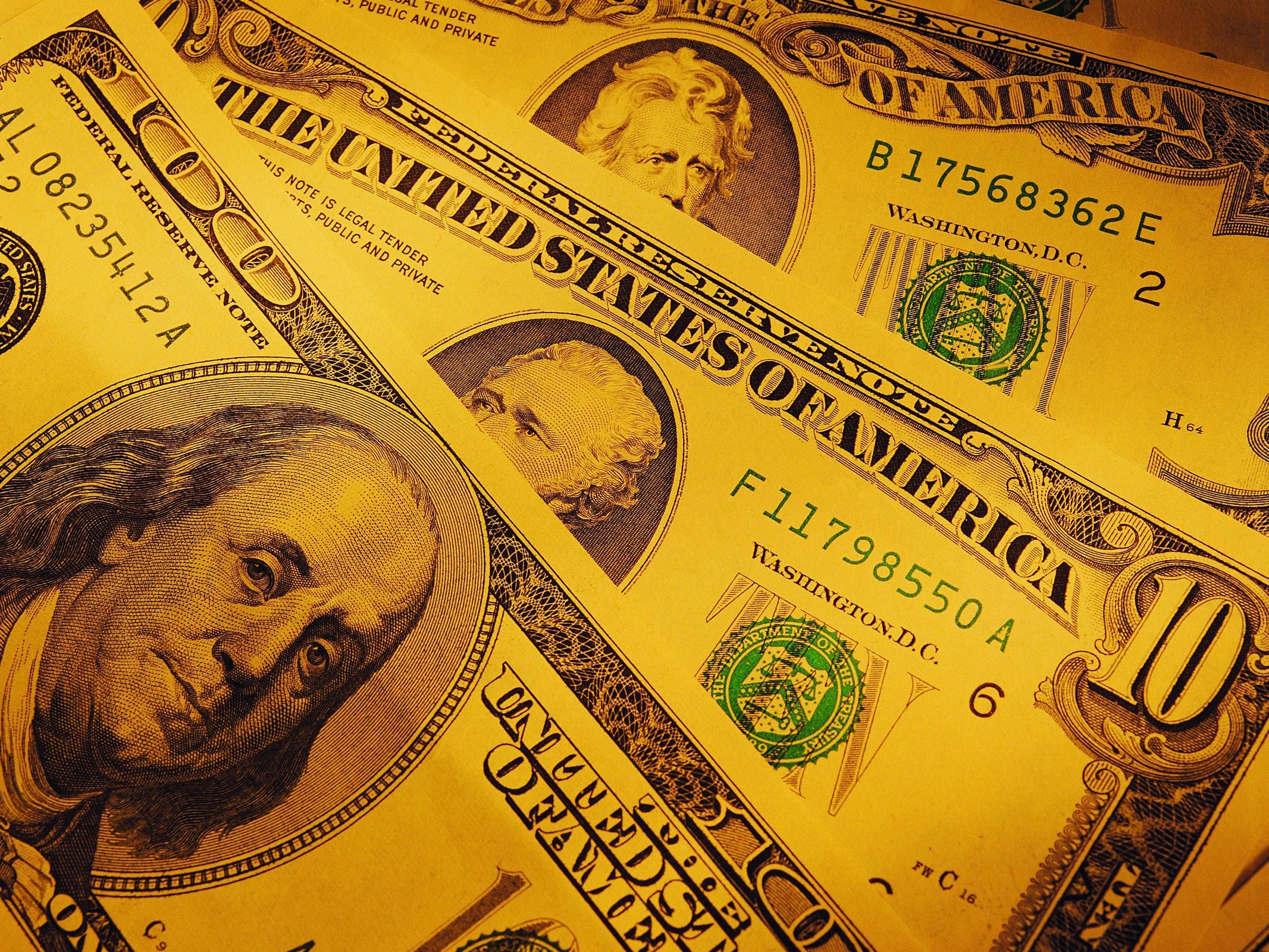 money, dollar bills, paper, numbers, HD Wallpaper
