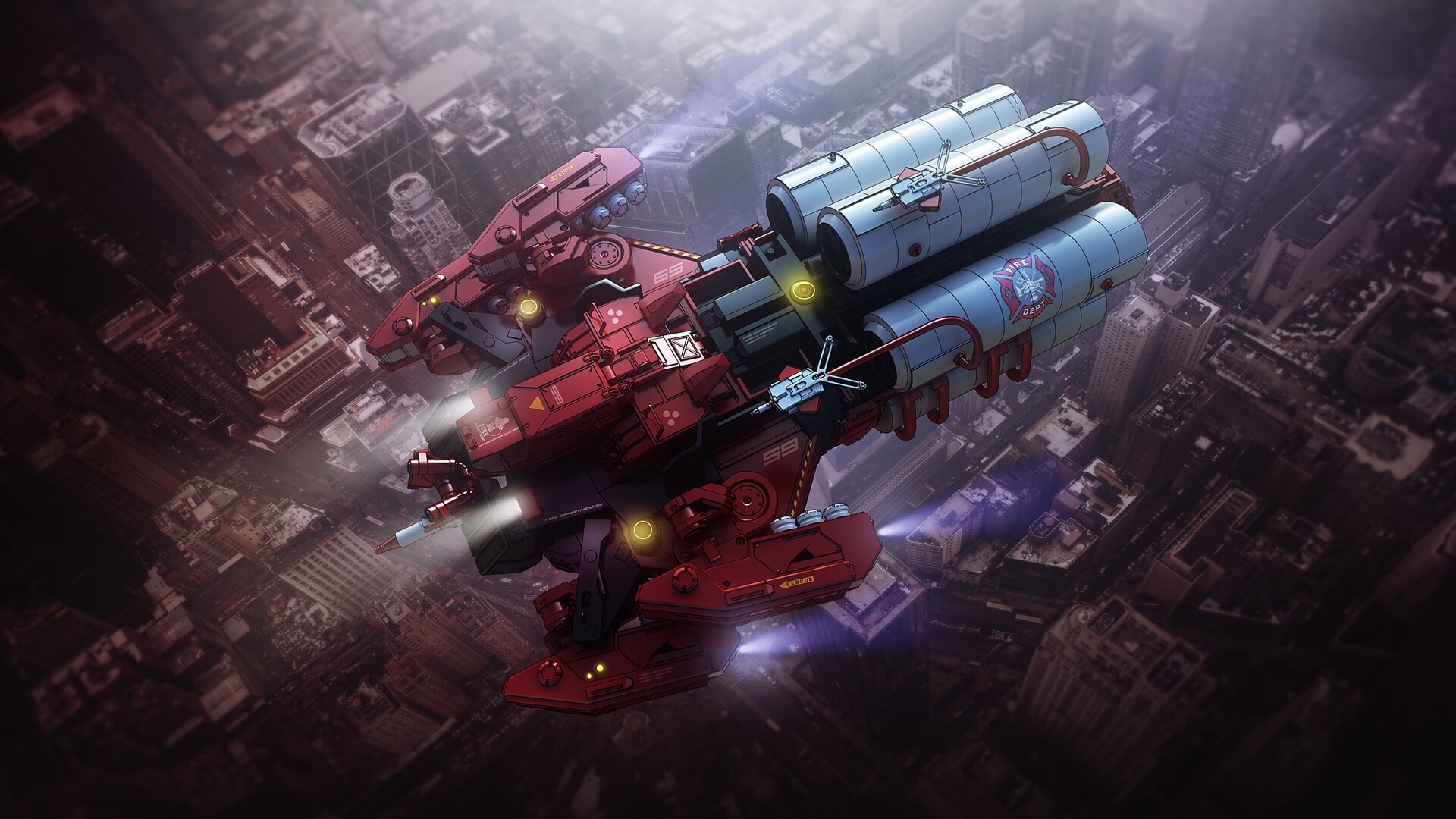 science fiction, vehicle, digital art, artwork, render, futuristic, HD Wallpaper