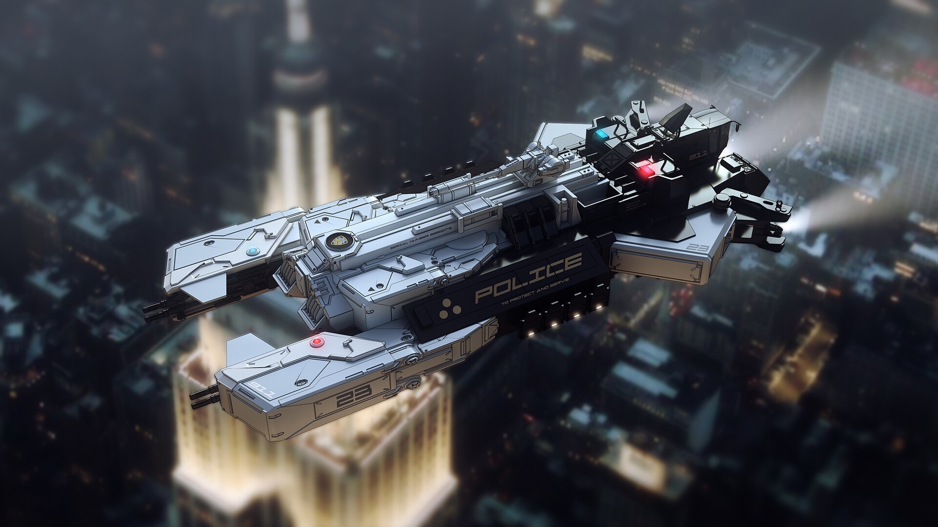 vehicle, futuristic, science fiction, render, digital art, artwork, HD Wallpaper