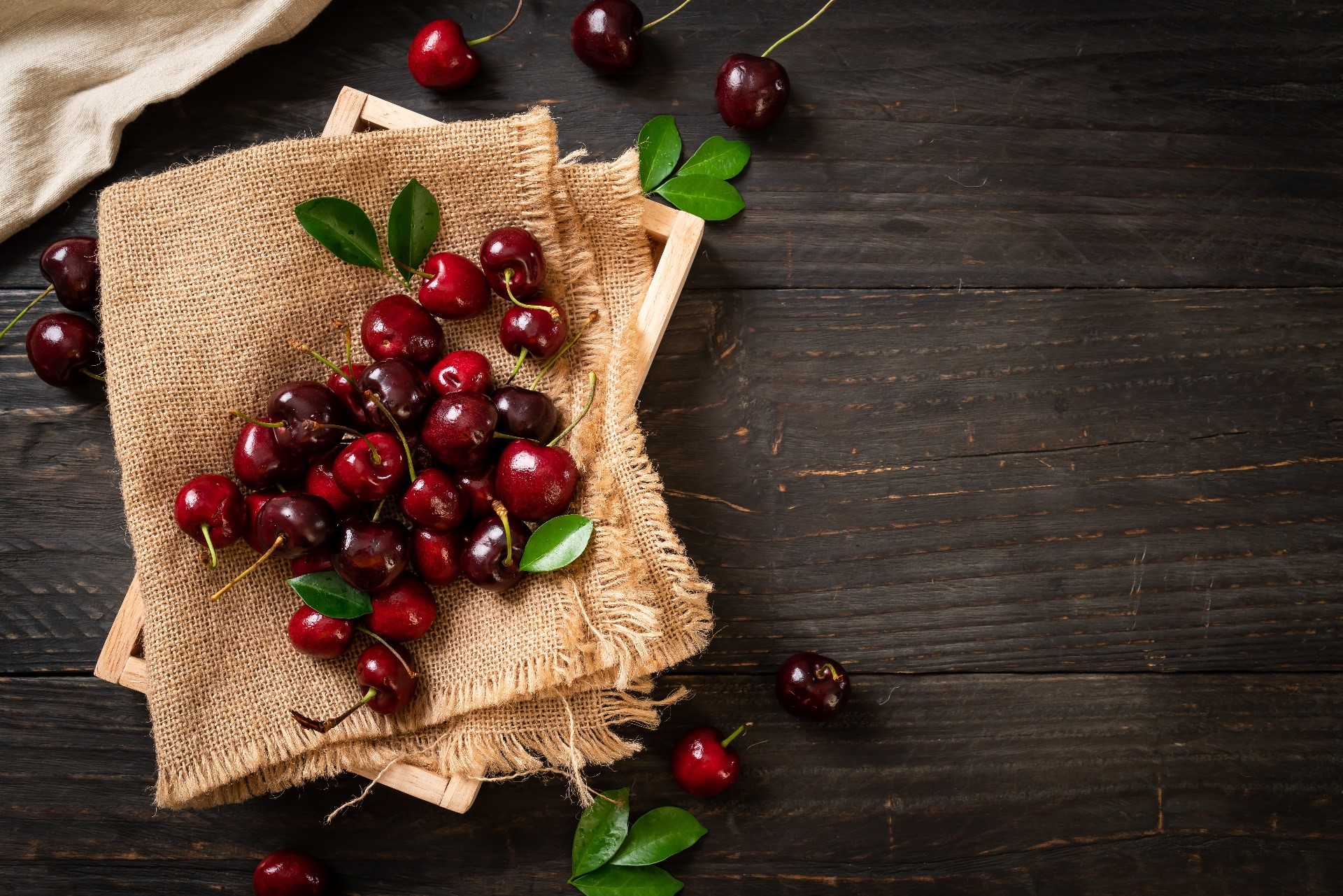 food, still life, fruit, cherries, wooden surface, HD Wallpaper
