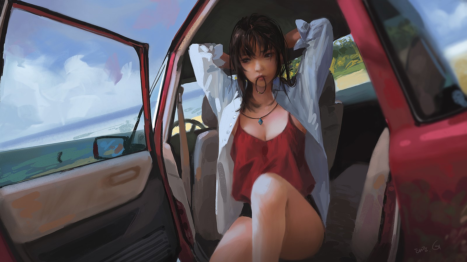 anime, anime girls, digital art, artwork, 2D, HD Wallpaper